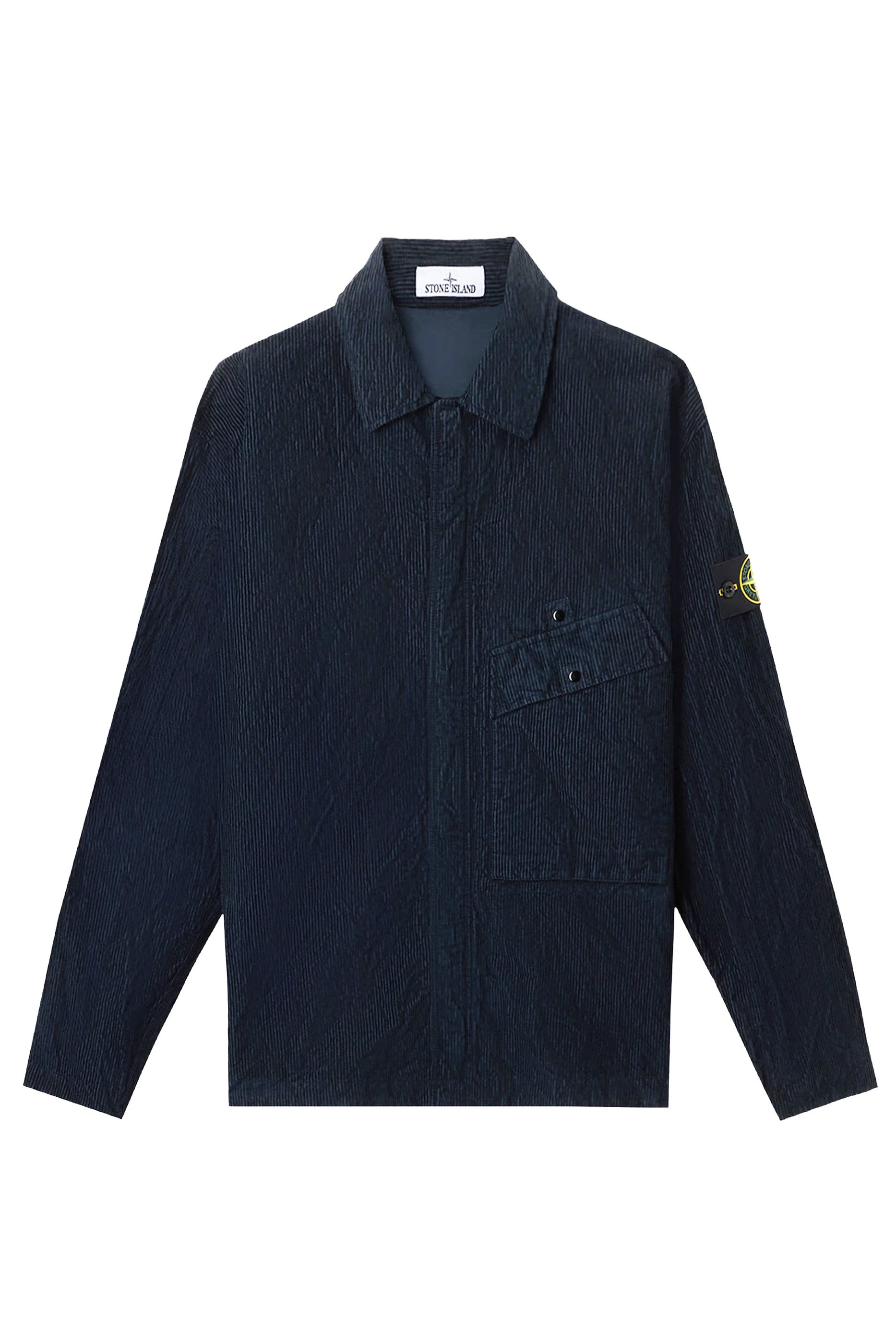 Wrinkled Corduroy Overshirt