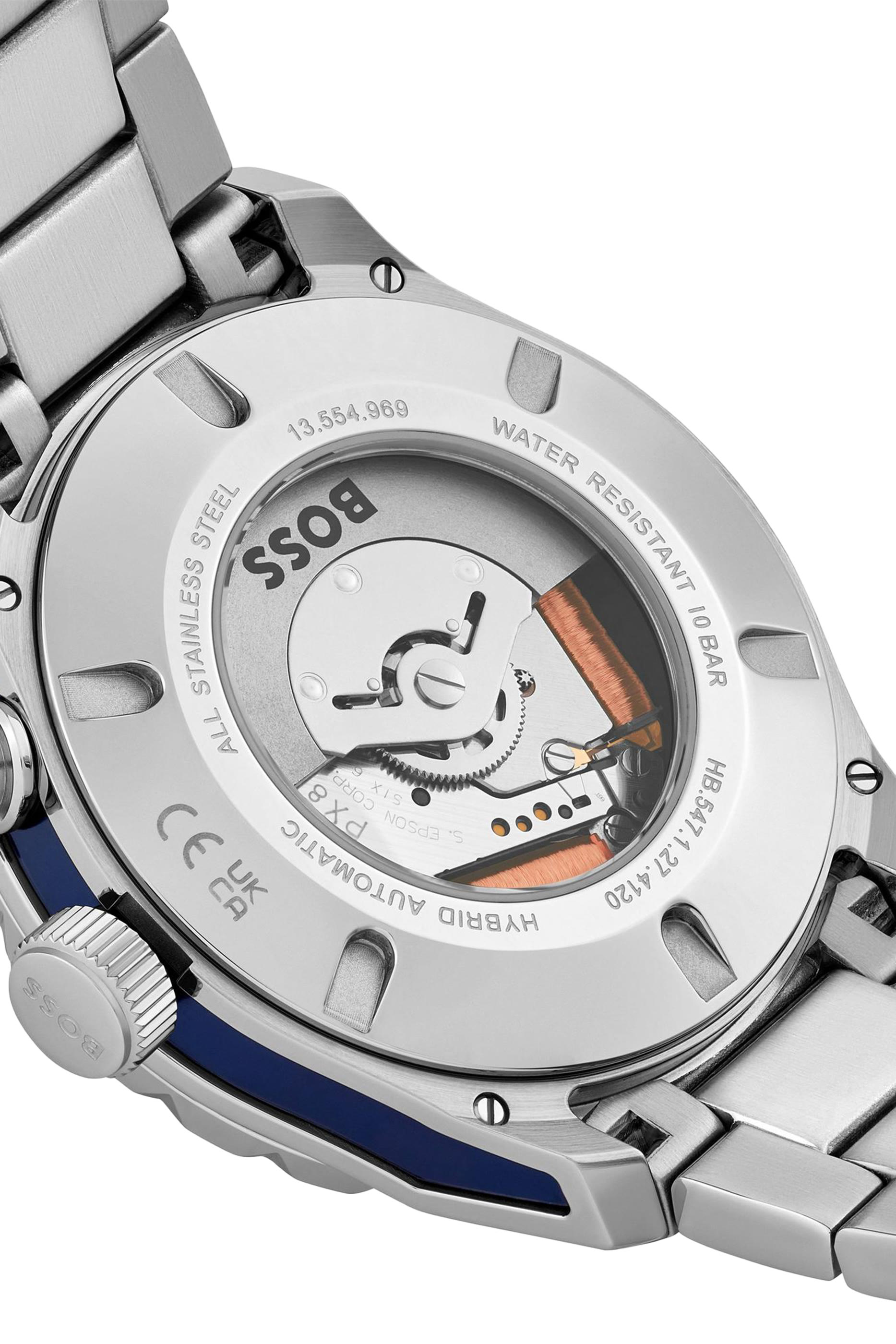 Automatic Watch with Monogram-Textured Dial