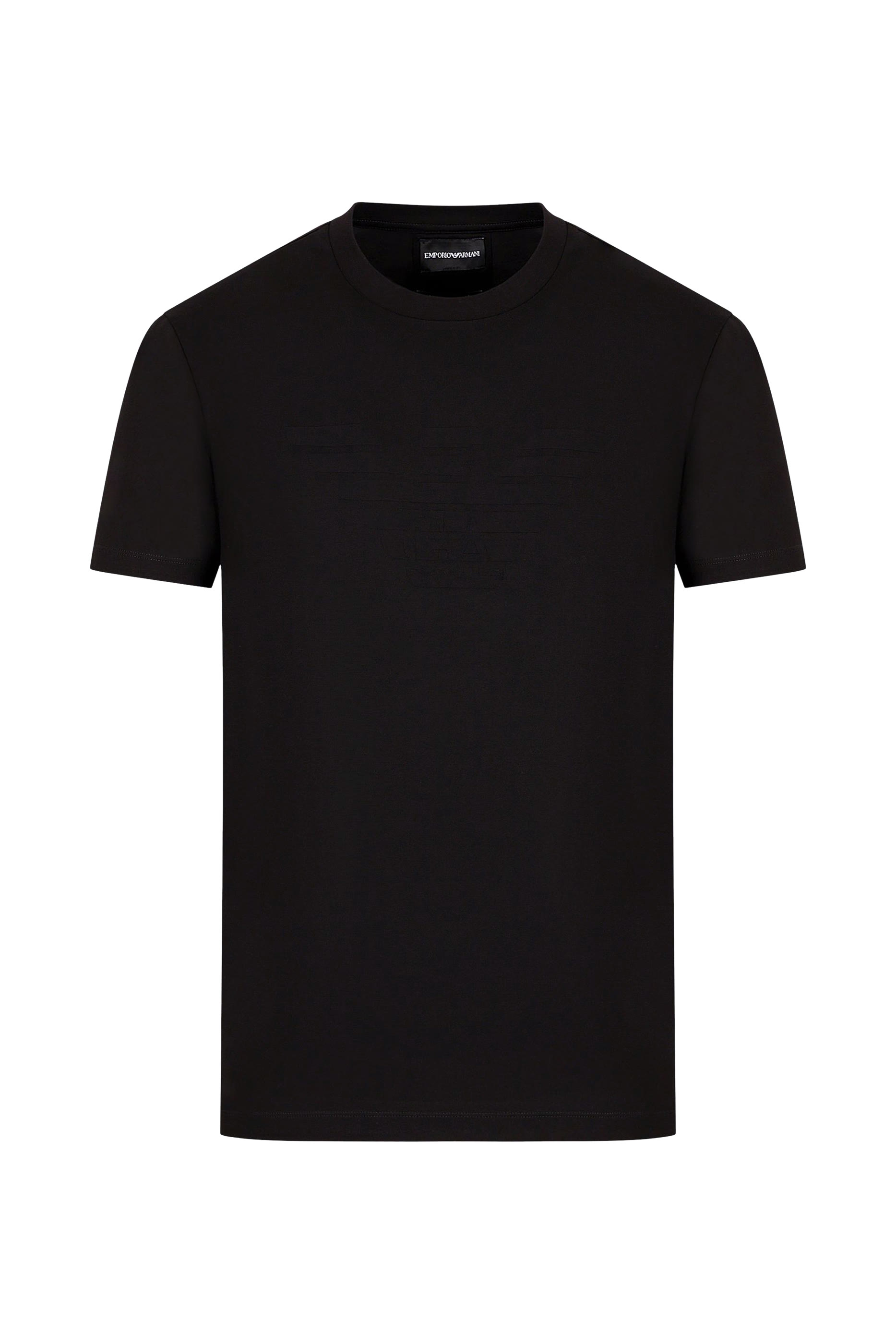 Jersey T-shirt with Jacquard Logo
