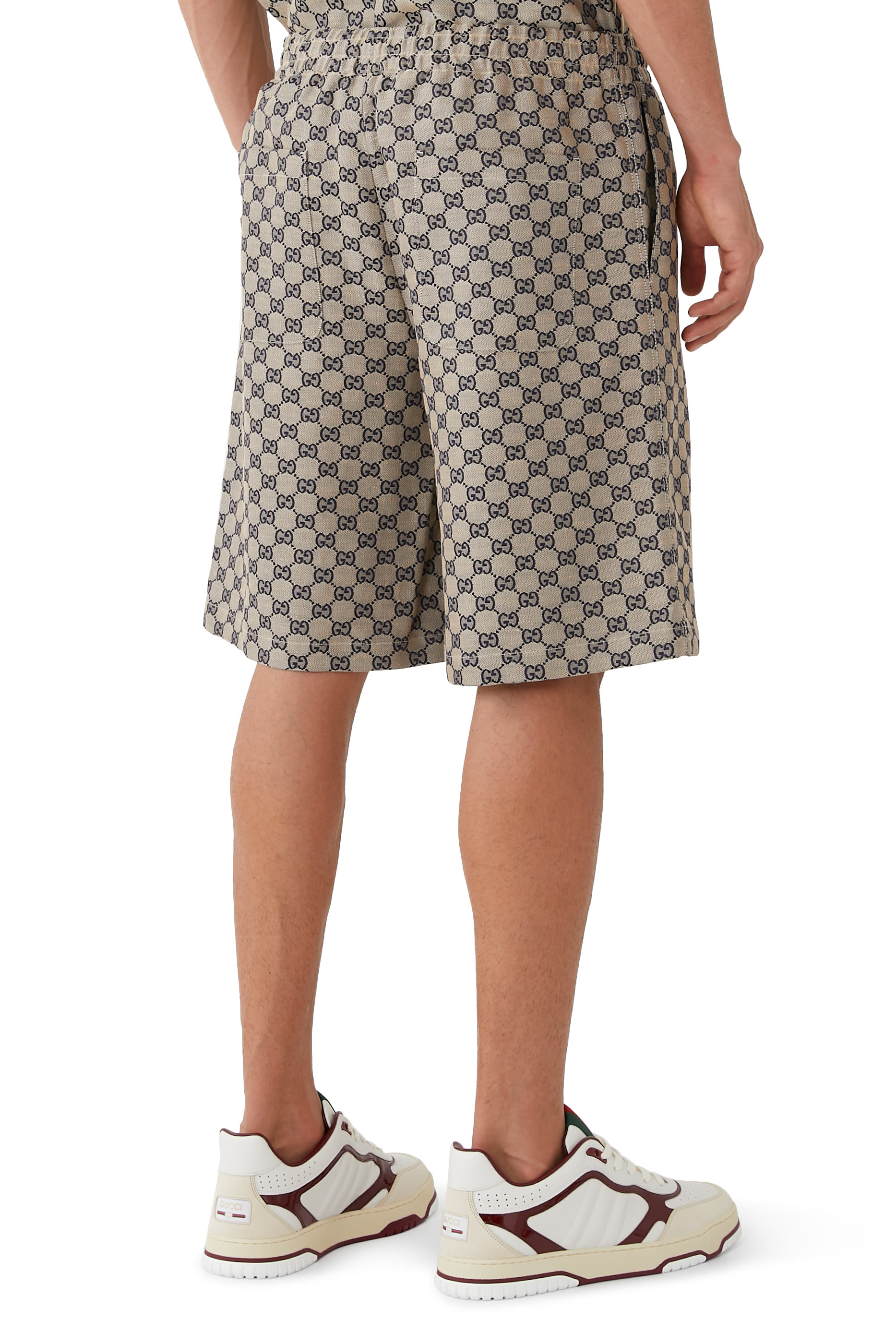 GG Linen Blend Shorts