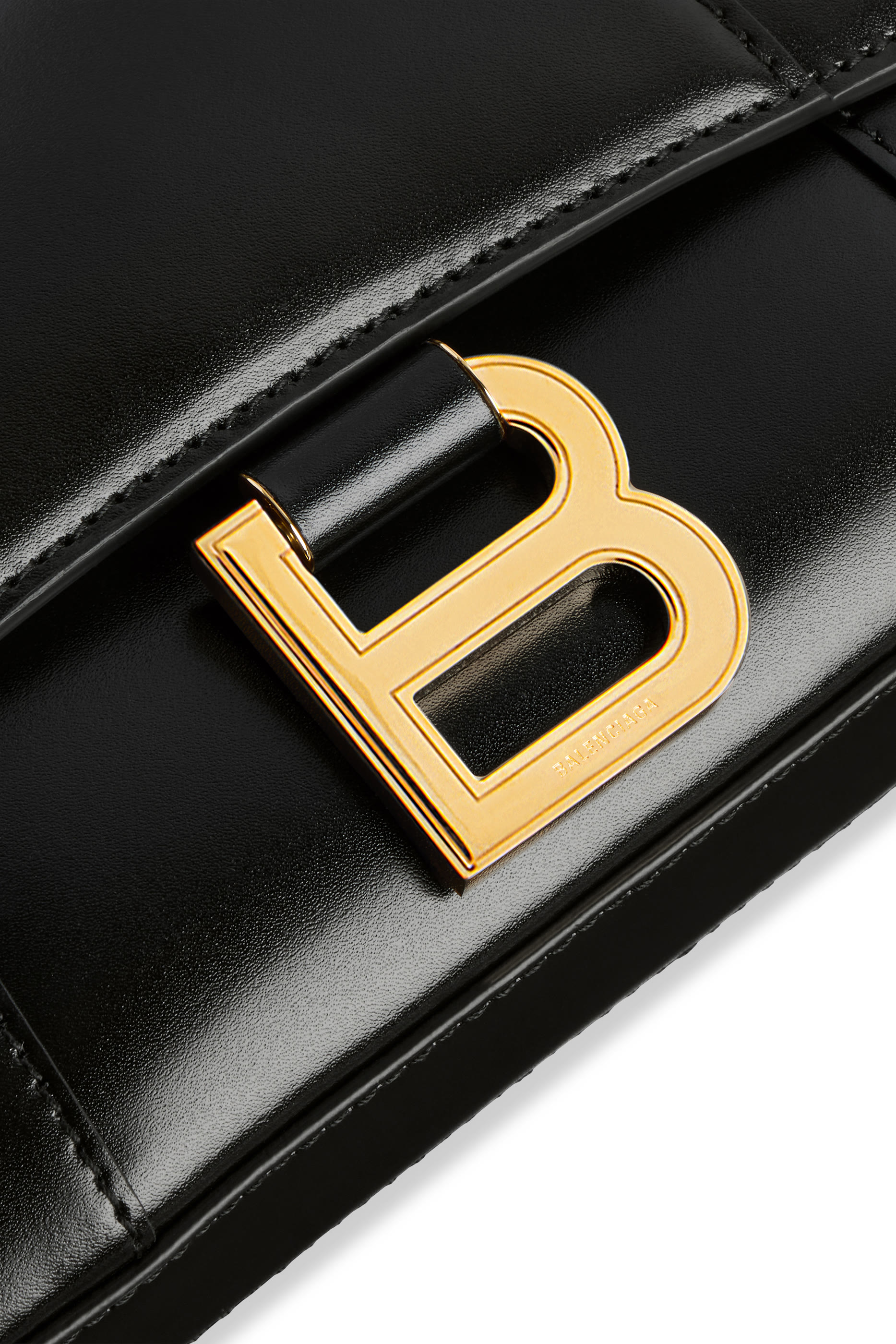 Hourglass Small Leather Handbag