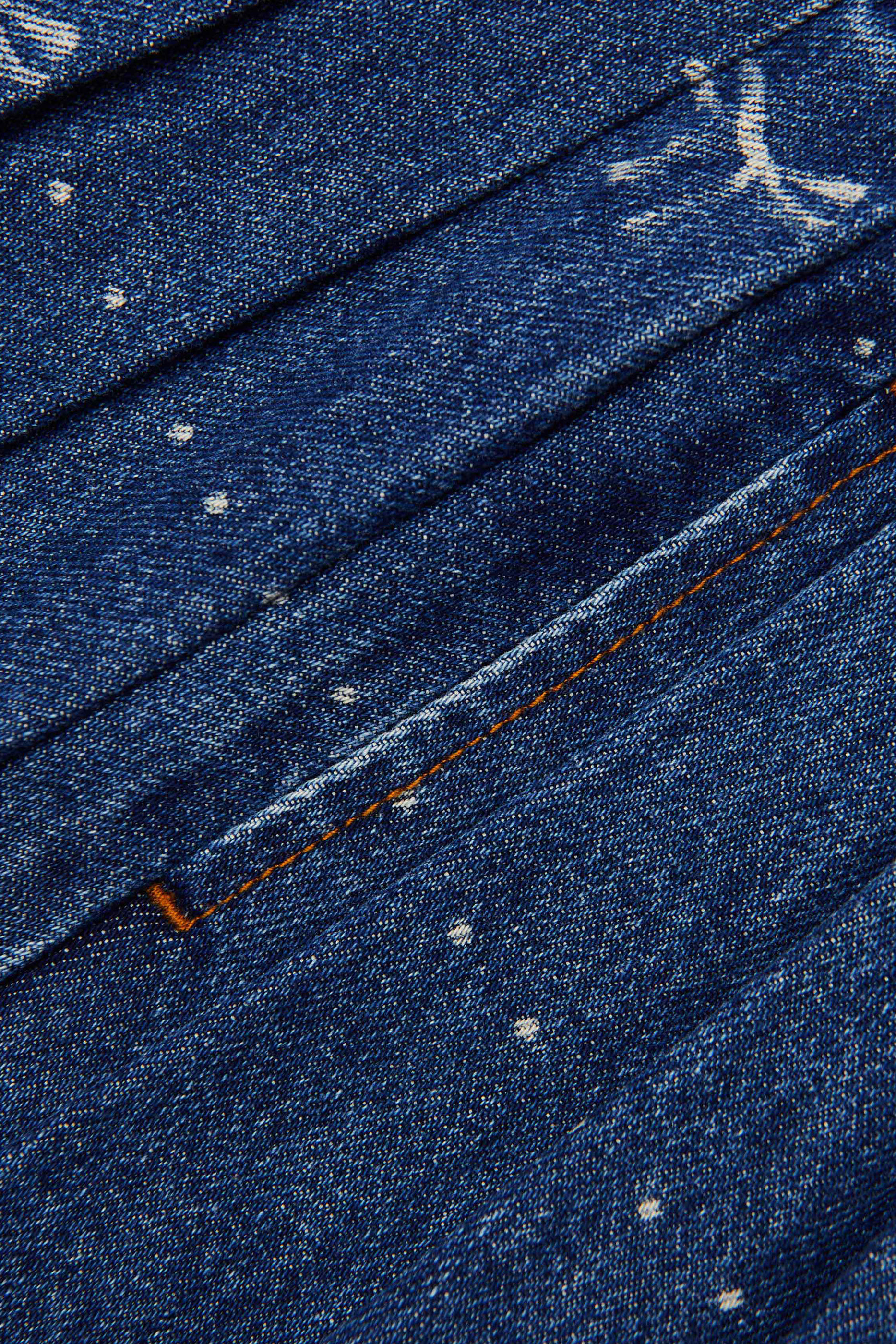 Kids Denim Bow Print Skirt