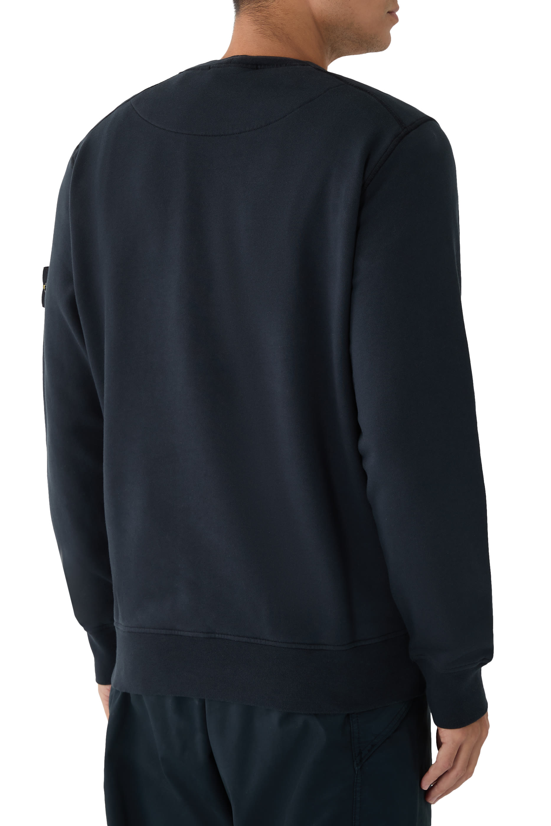 Compass Logo Patch Organic Cotton Sweatshirt