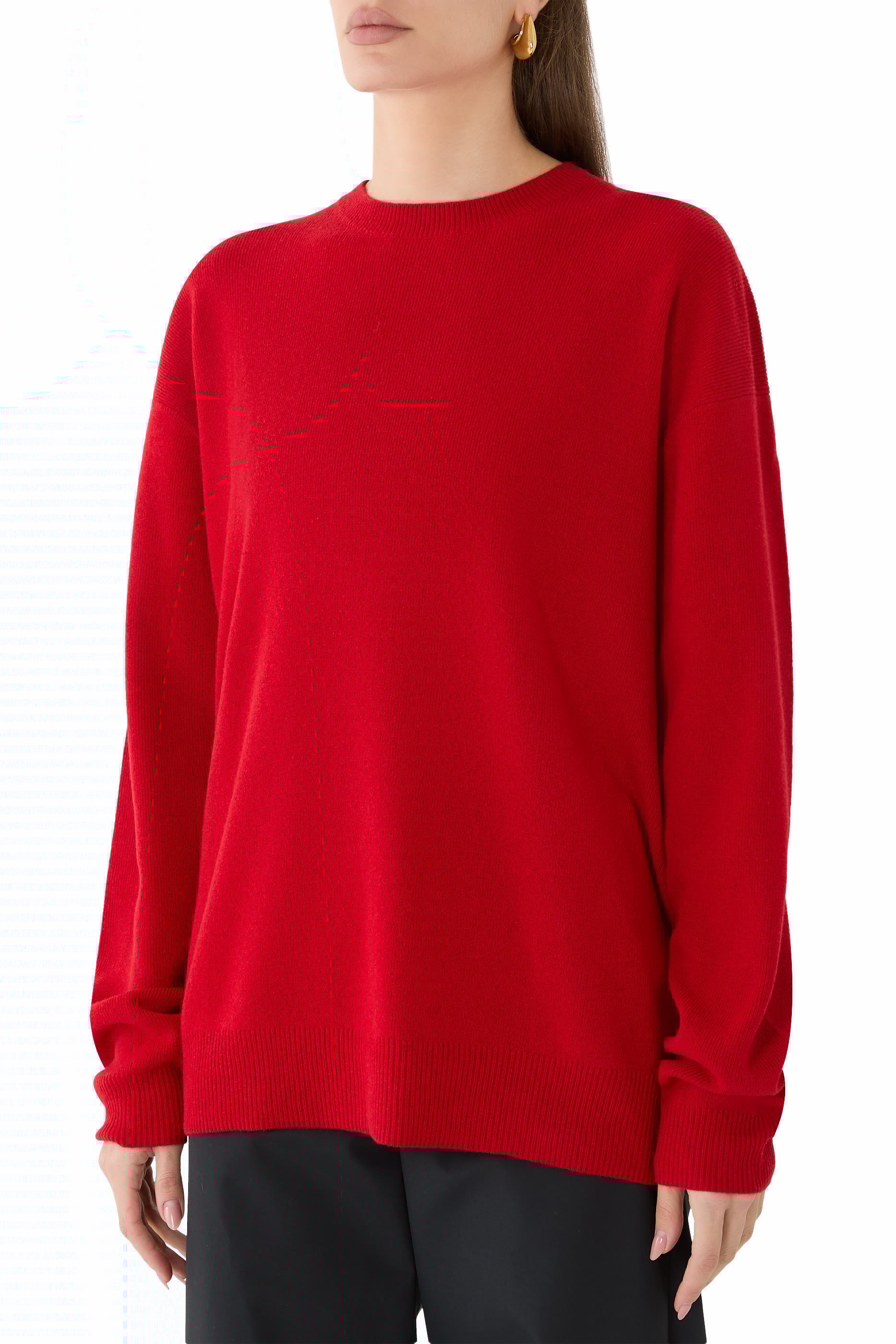 Anna Merino Wool Cut-Out Racerback Pullover