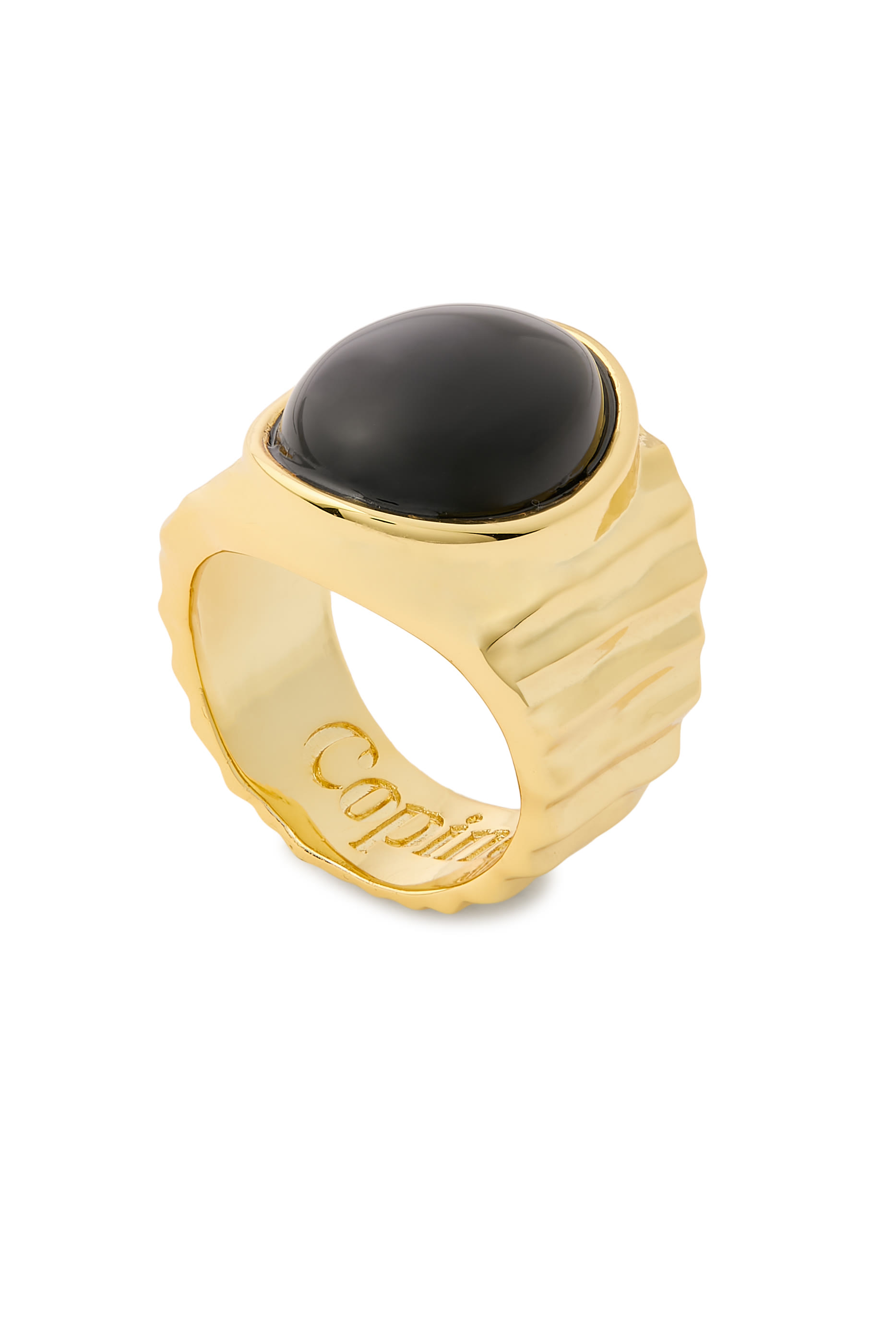 Rima Ring,  Sterling Silver & Agate