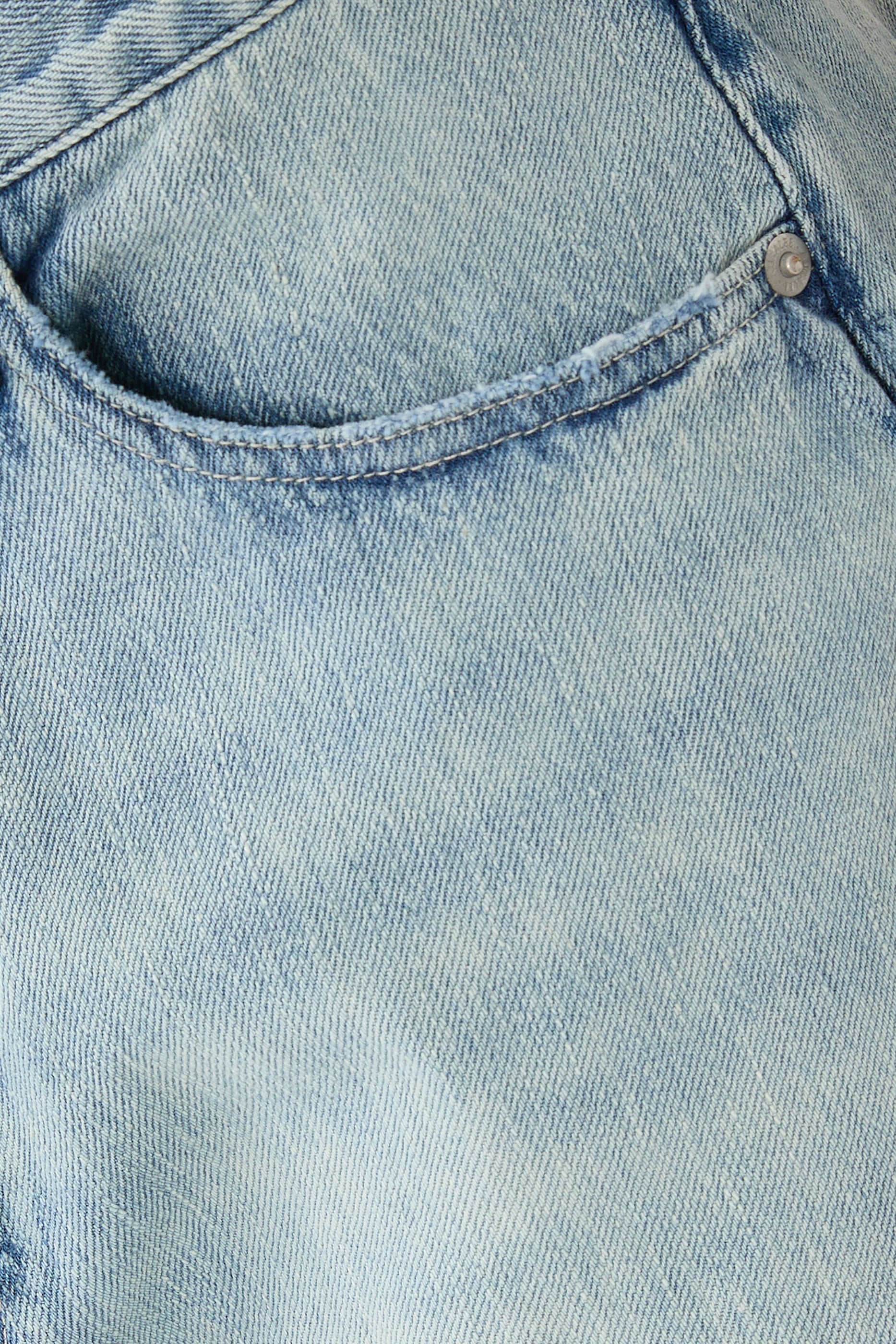 Faded Selvedge Light Denim Pants 