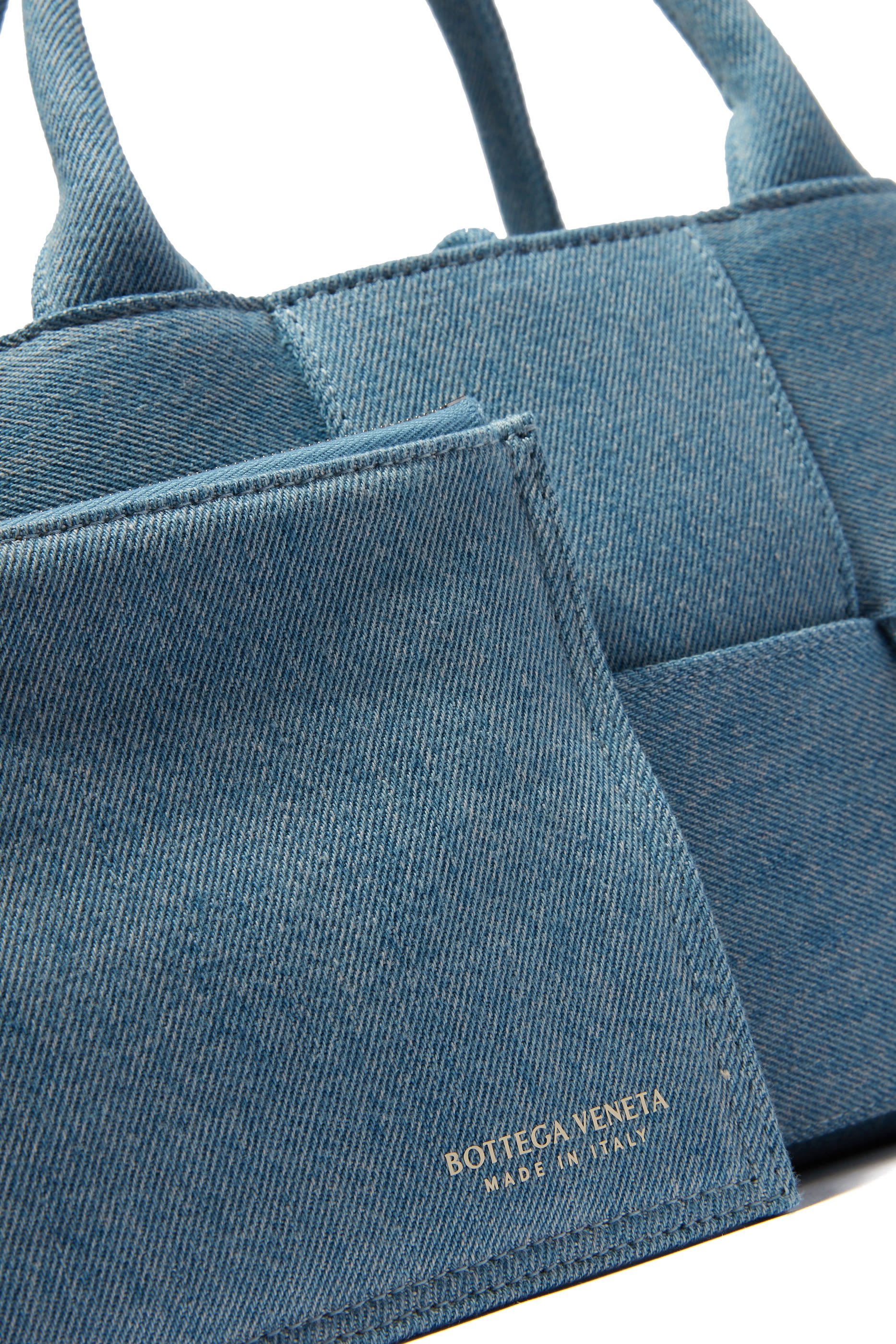 Mini Denim Arco Tote