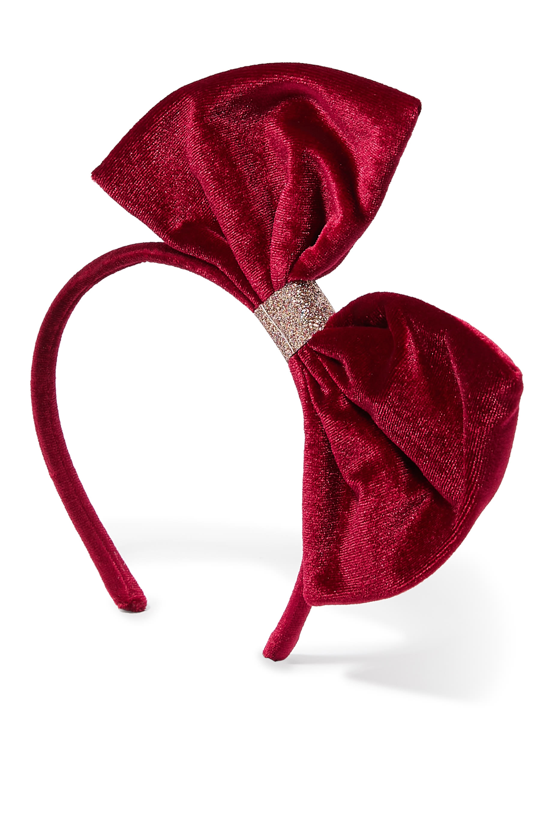 Kids Christmas Velvet Bow Alice Band