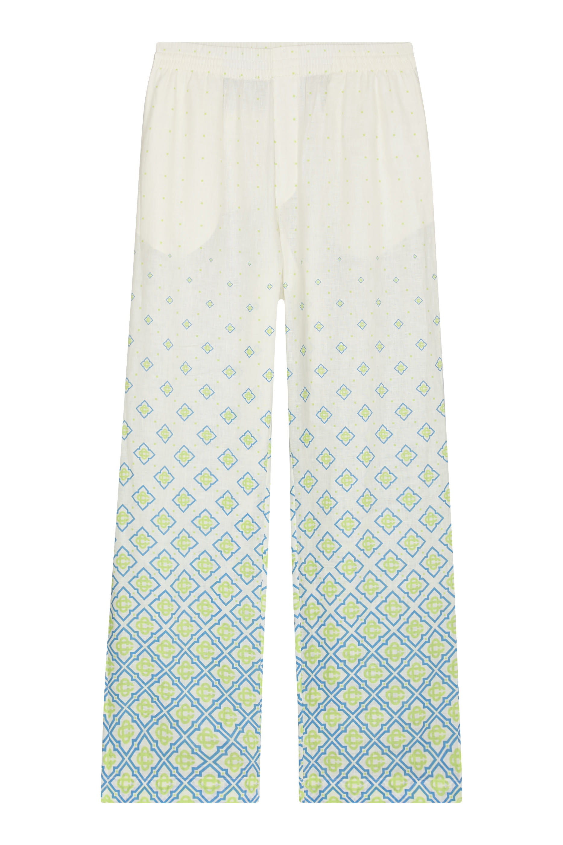 Degrade Monogram Silk Trousers