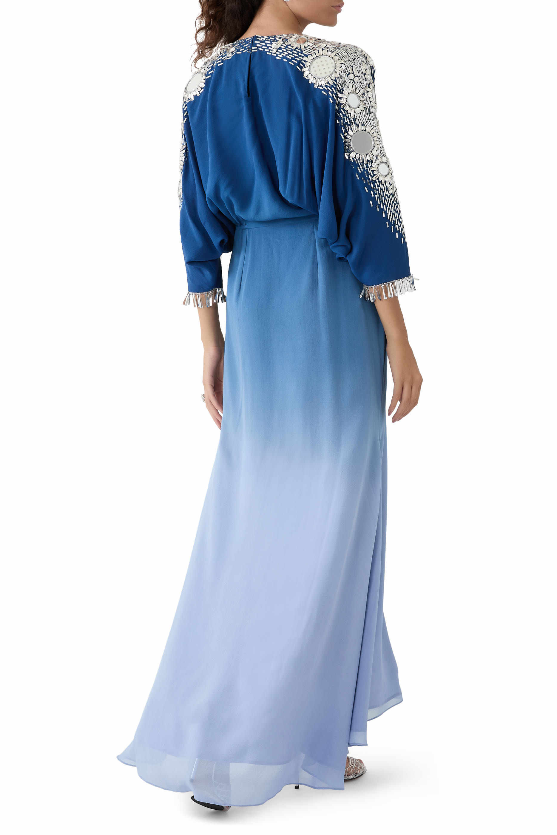 Crystal Ombre Kaftan Dress