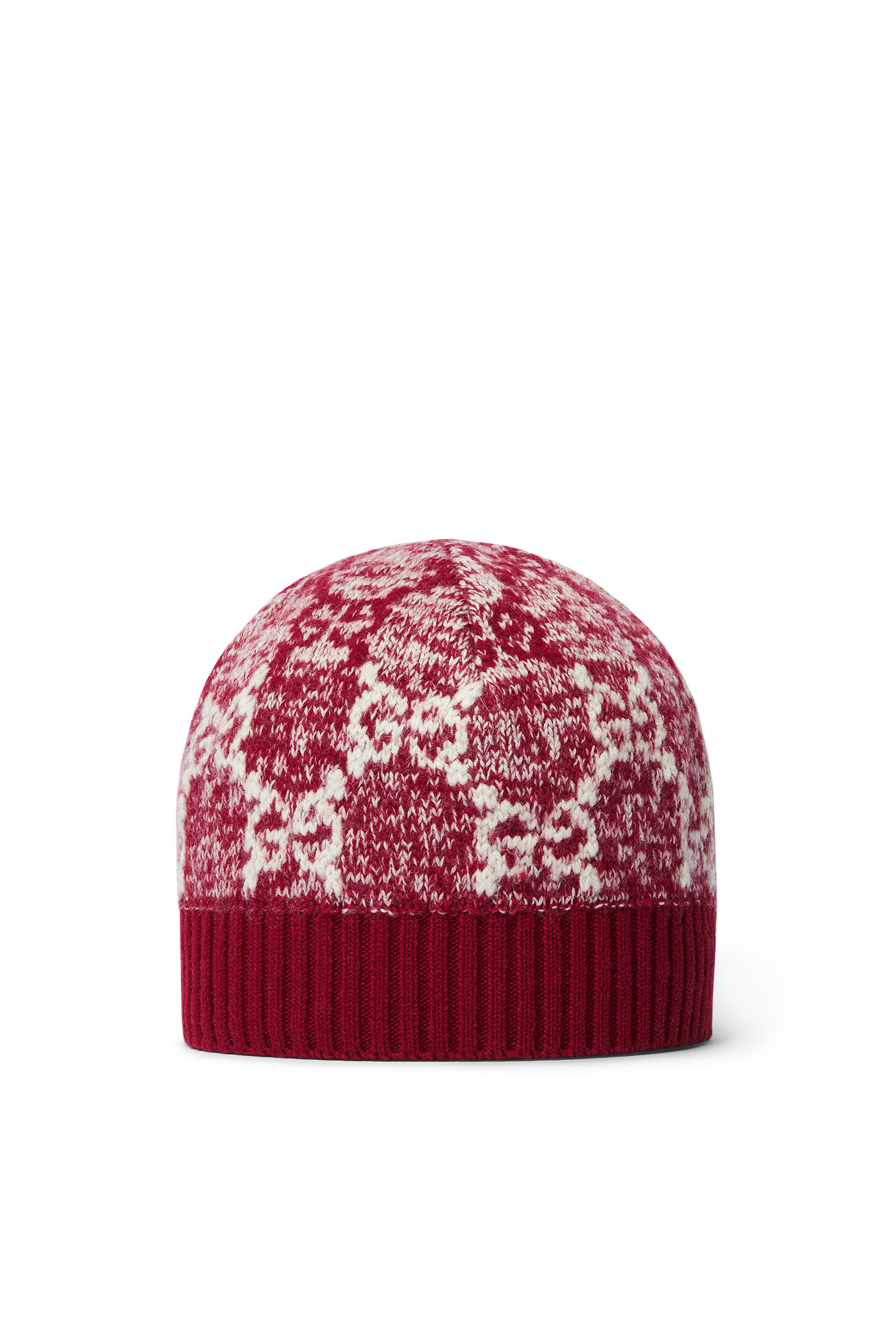 Kids GG Wool Jacquard Hat 