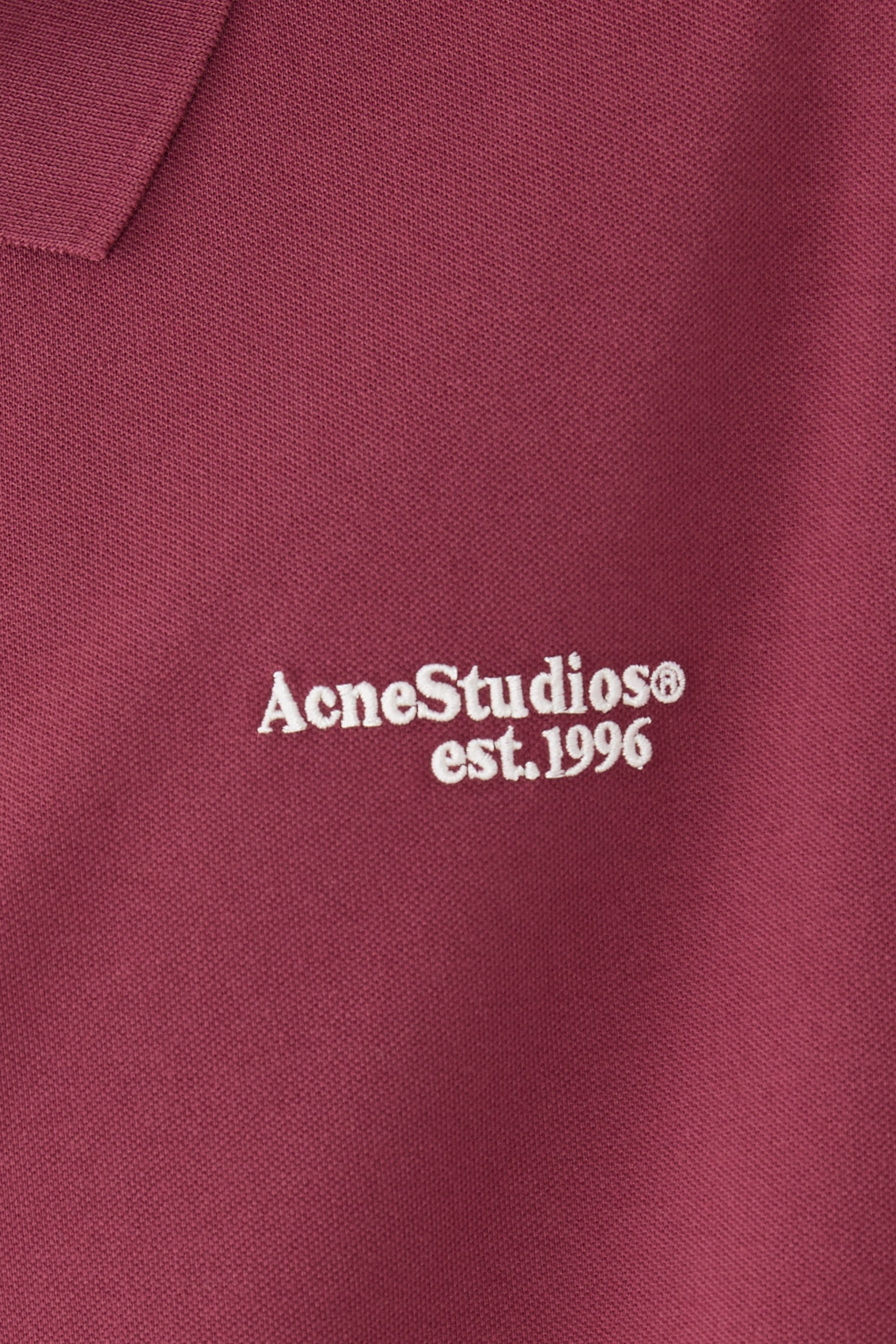 Washed Logo Polo T-Shirt