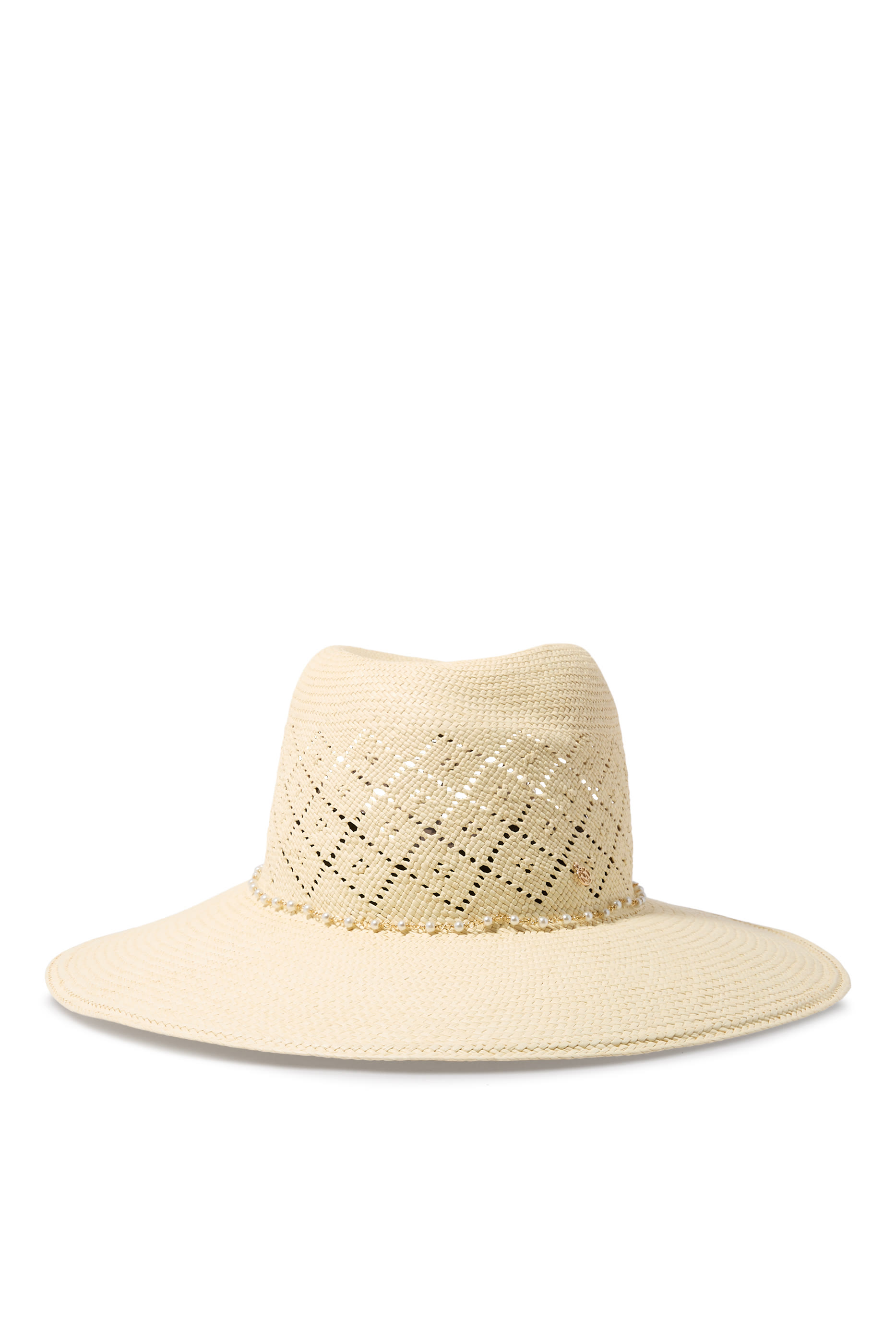 Blanche Openwork-Design Hat
