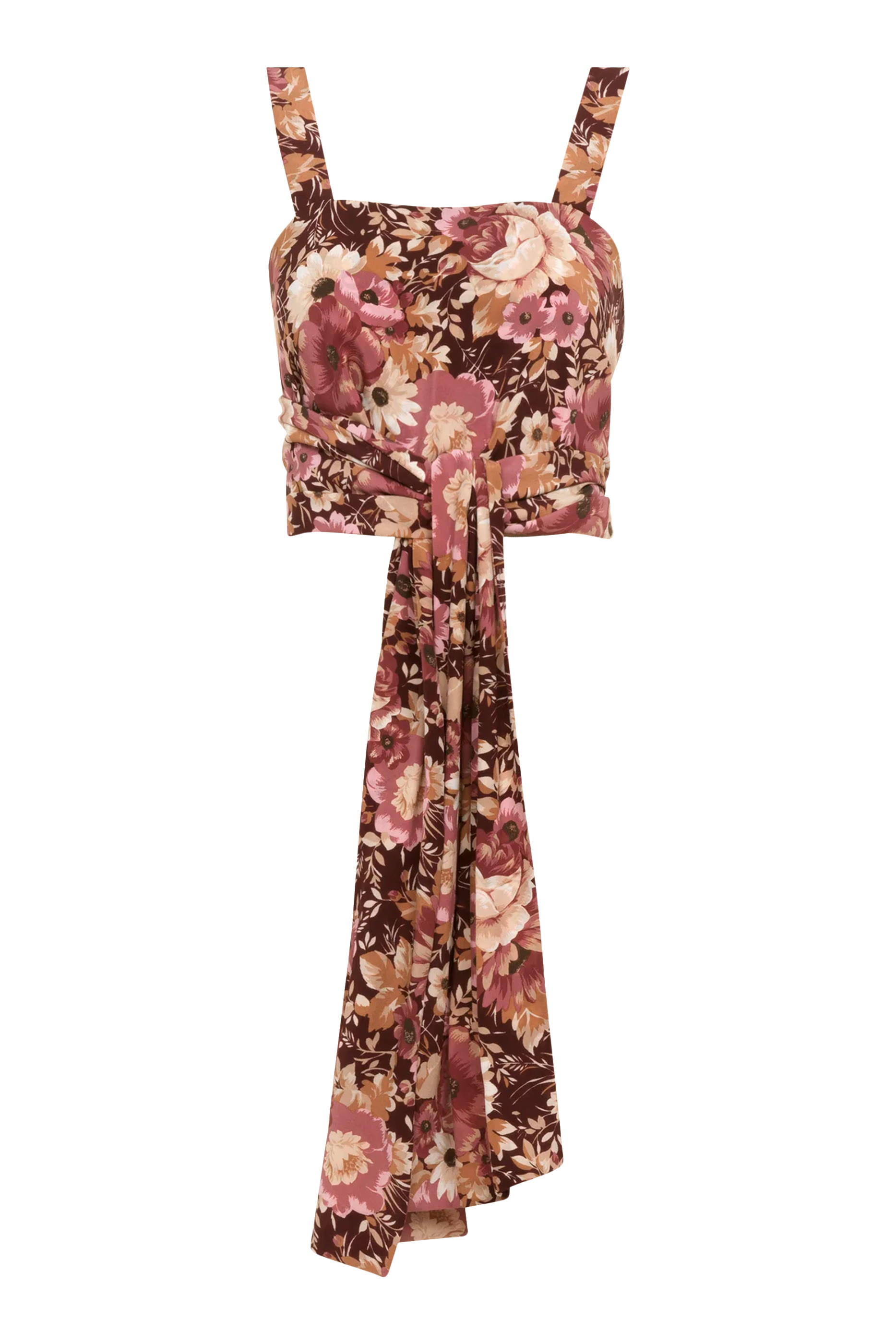 Crop Front-Tie Tank Top