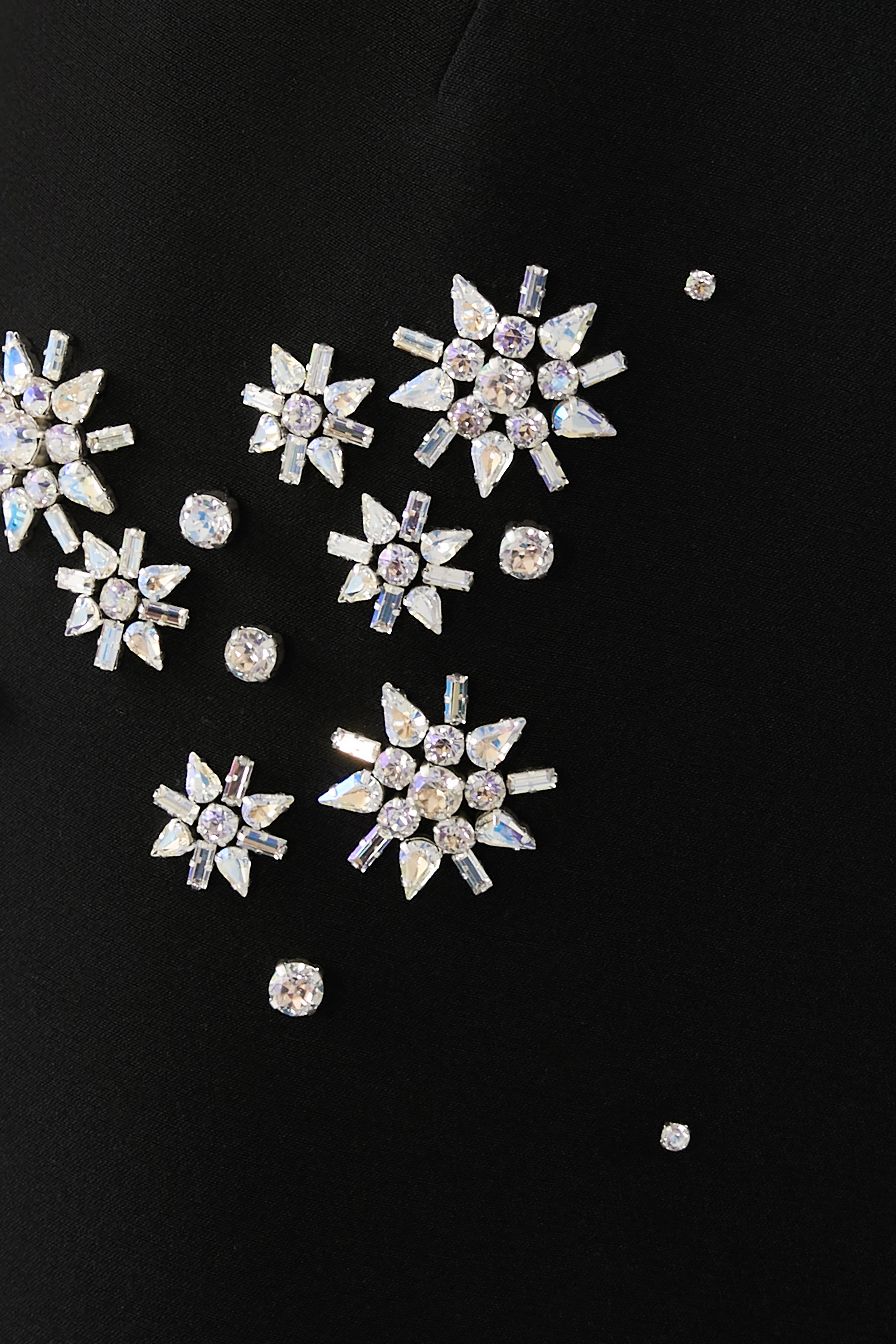 Brandy Embellished Crepe Dress