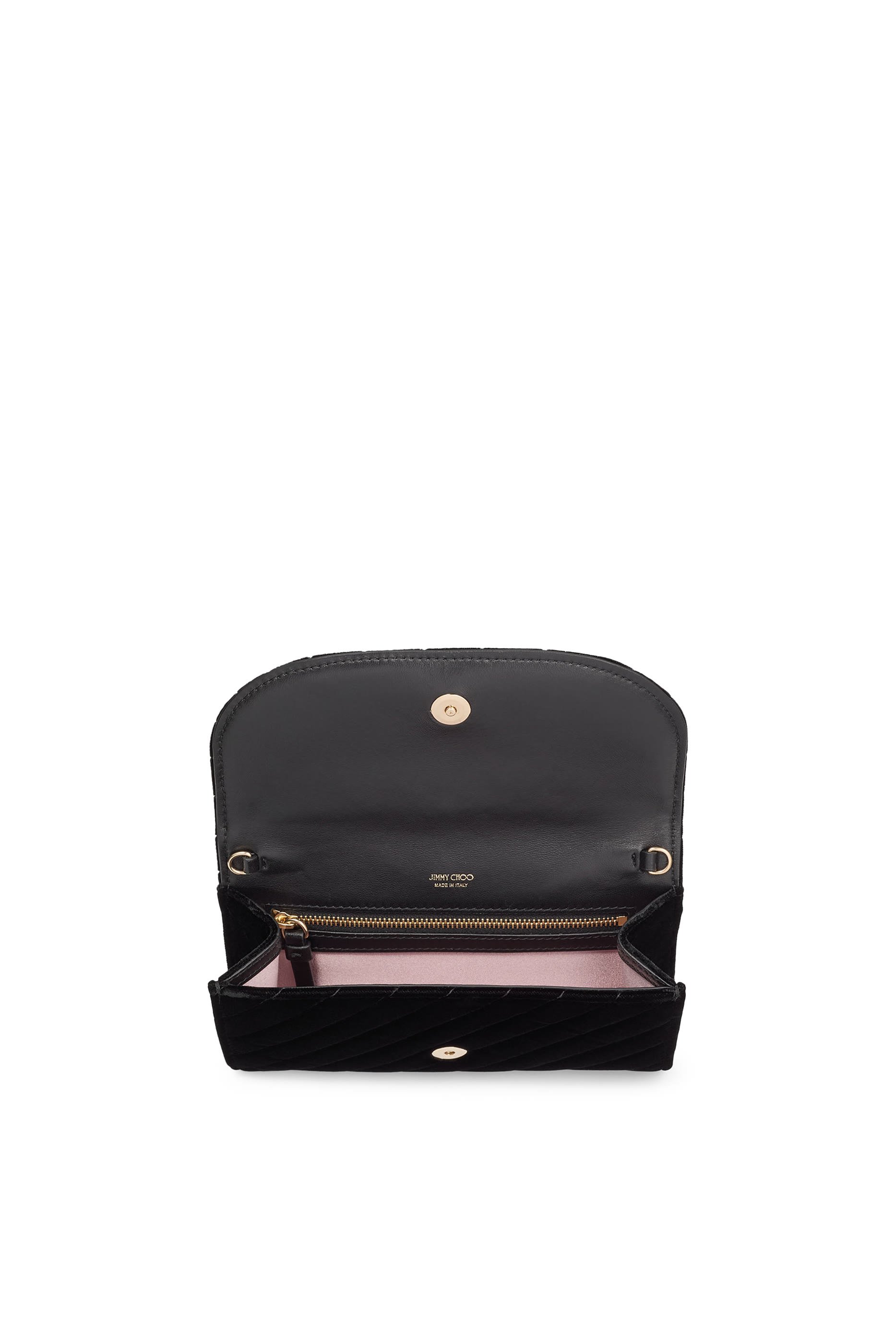 Logo Quilted Curve Wallet