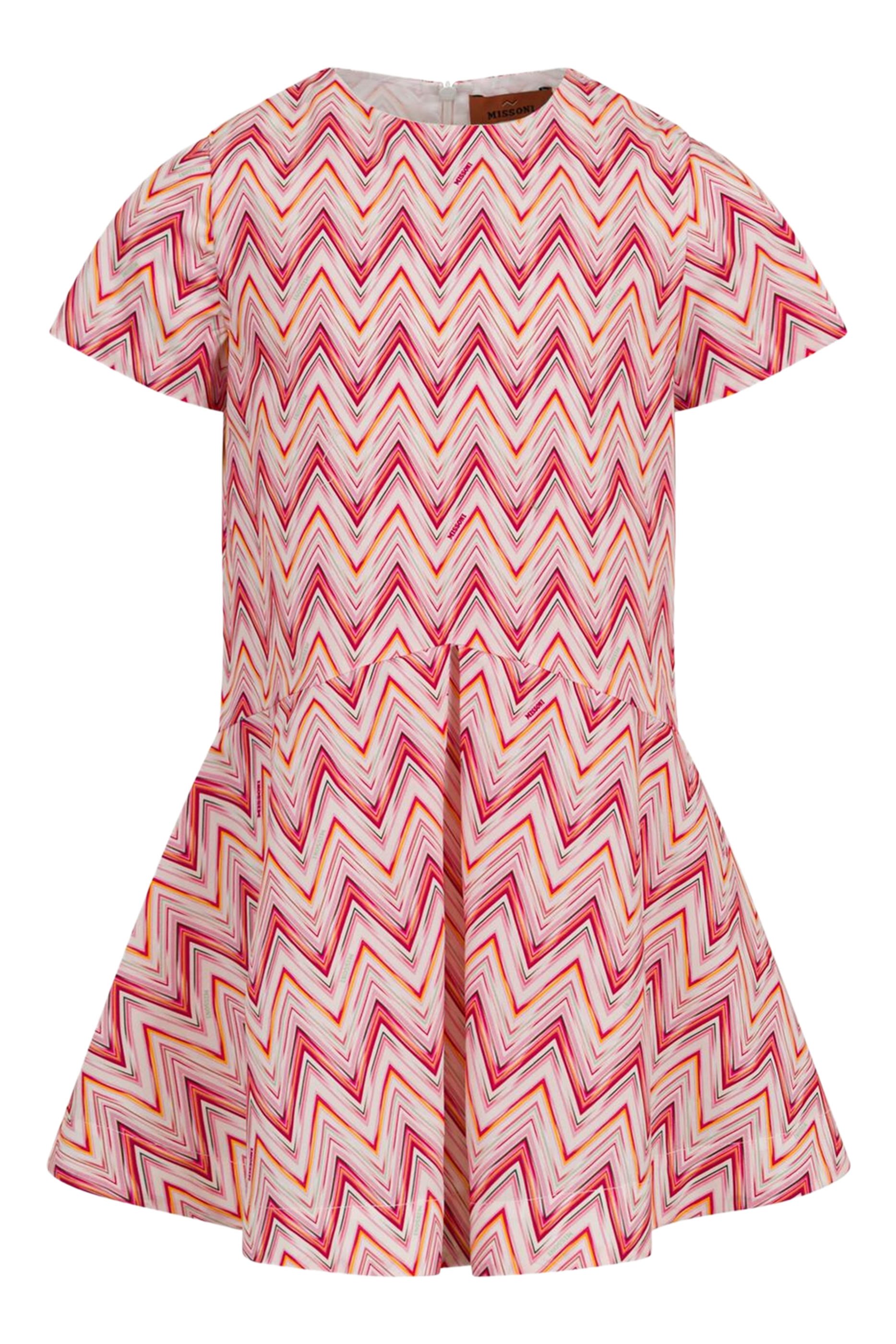 Kids Logo Zigzag Dress