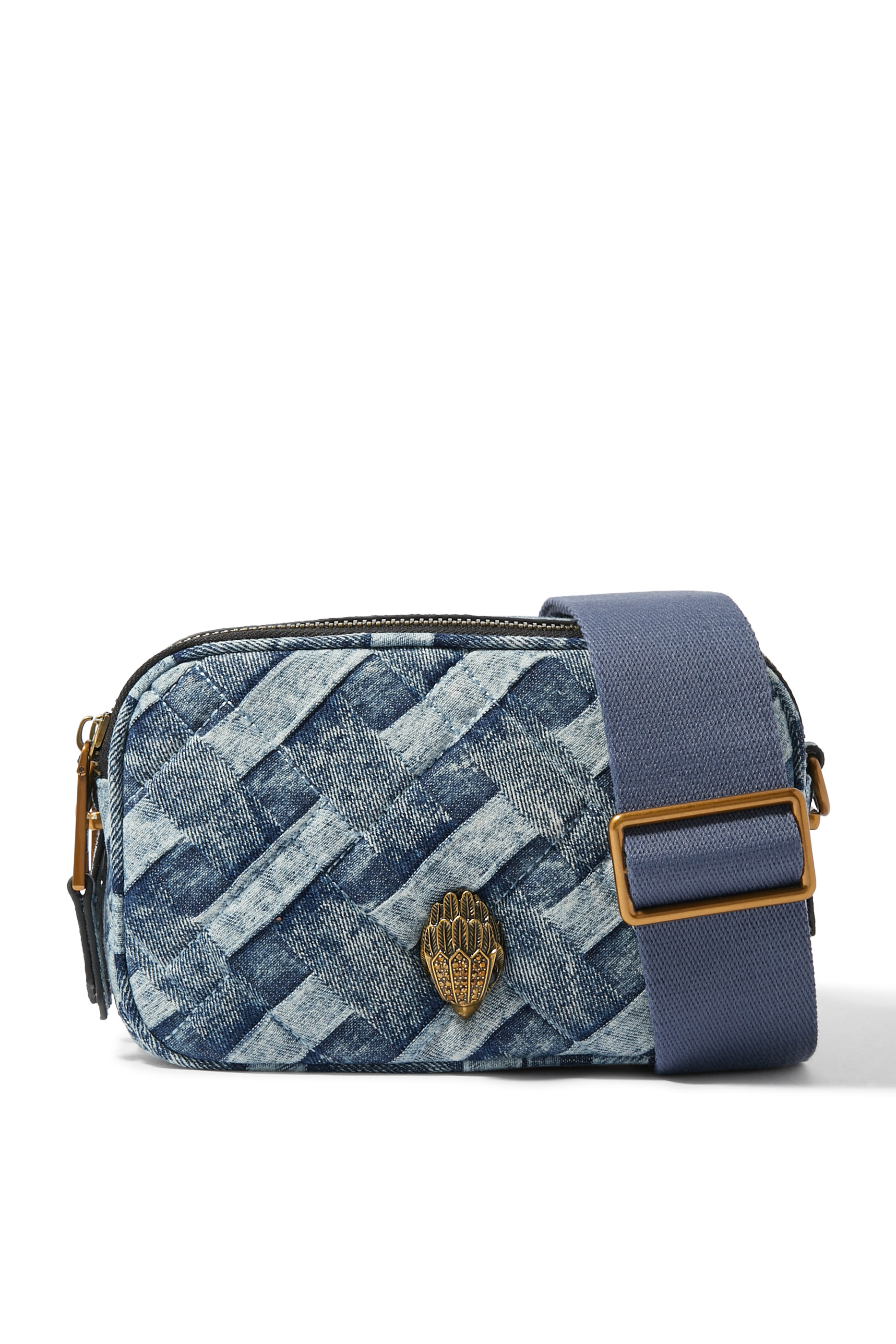 Zip Kensington Camera Leather Bag