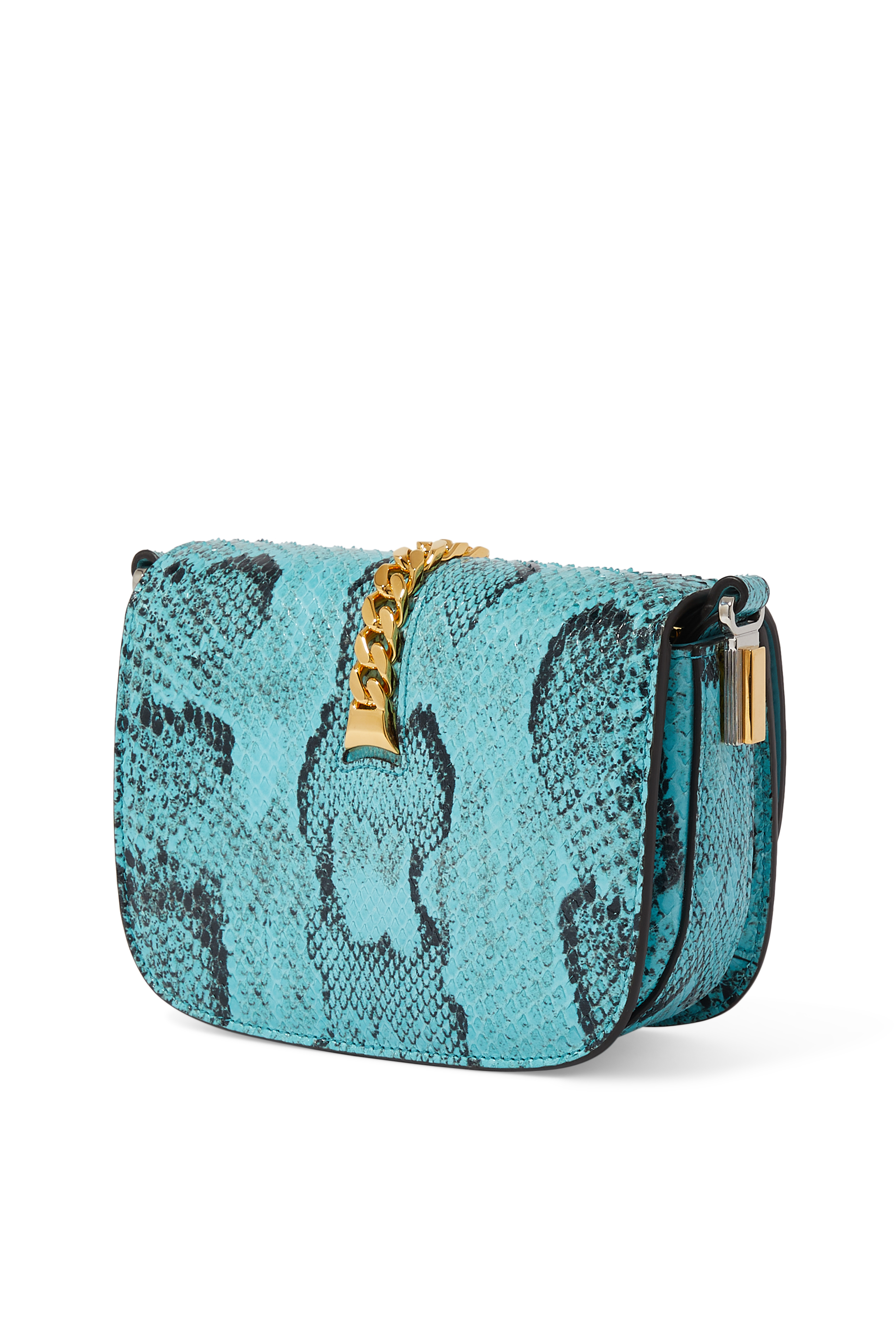 Sylvie 1969 Python Mini Shoulder Bag