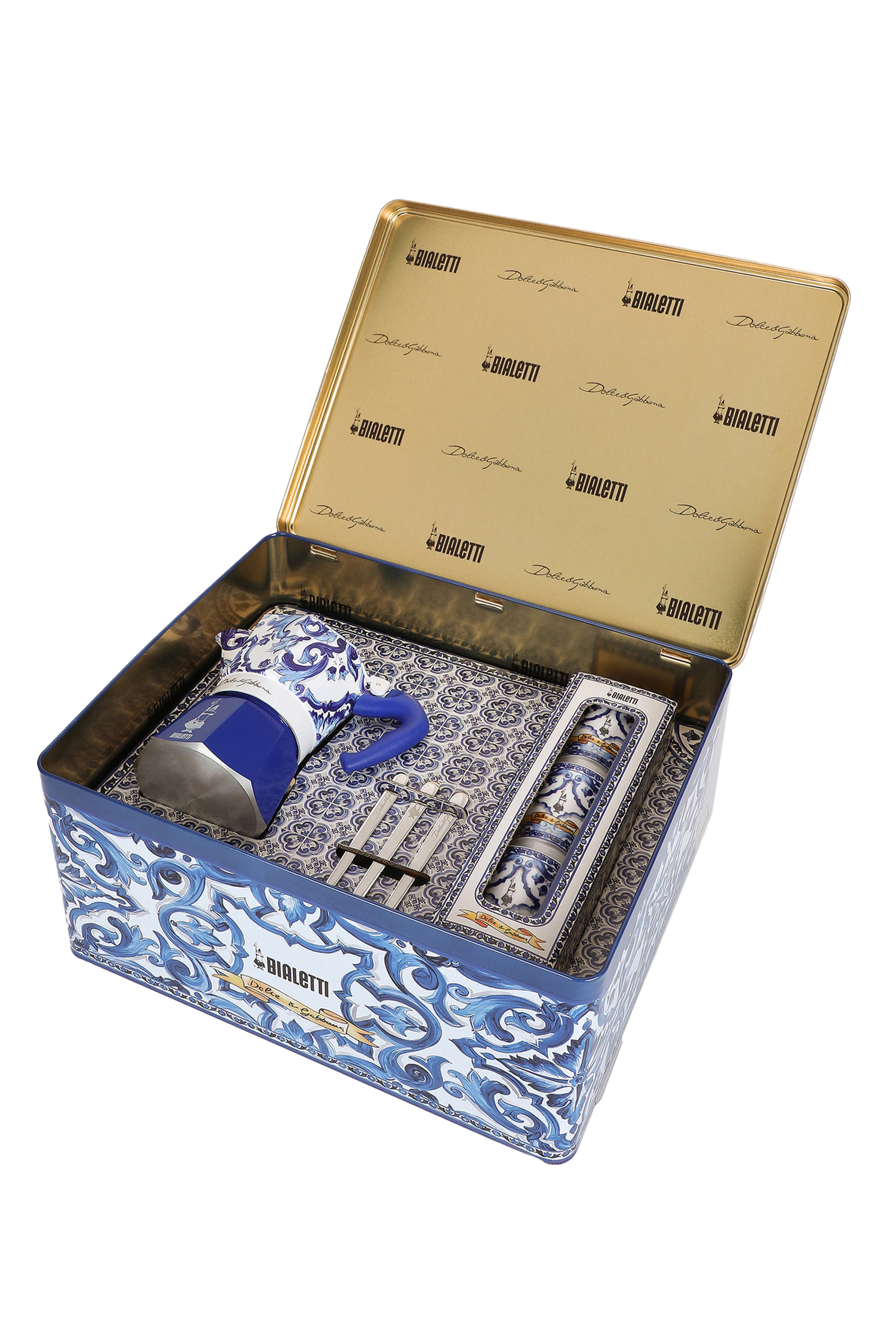 Blu Mediterraneo Bialetti Medium Moka Box