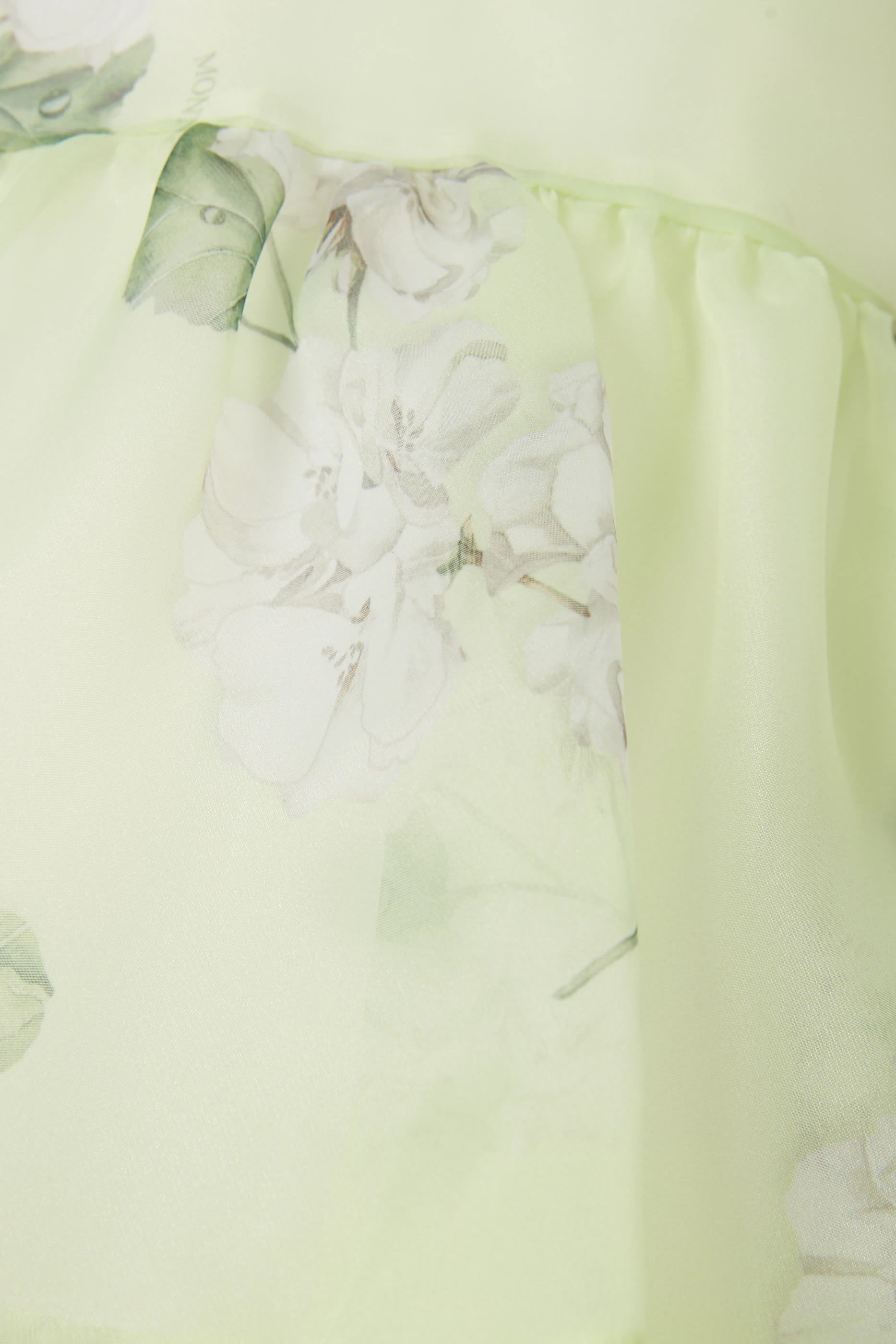 Kids Floral Print Tulle Dress