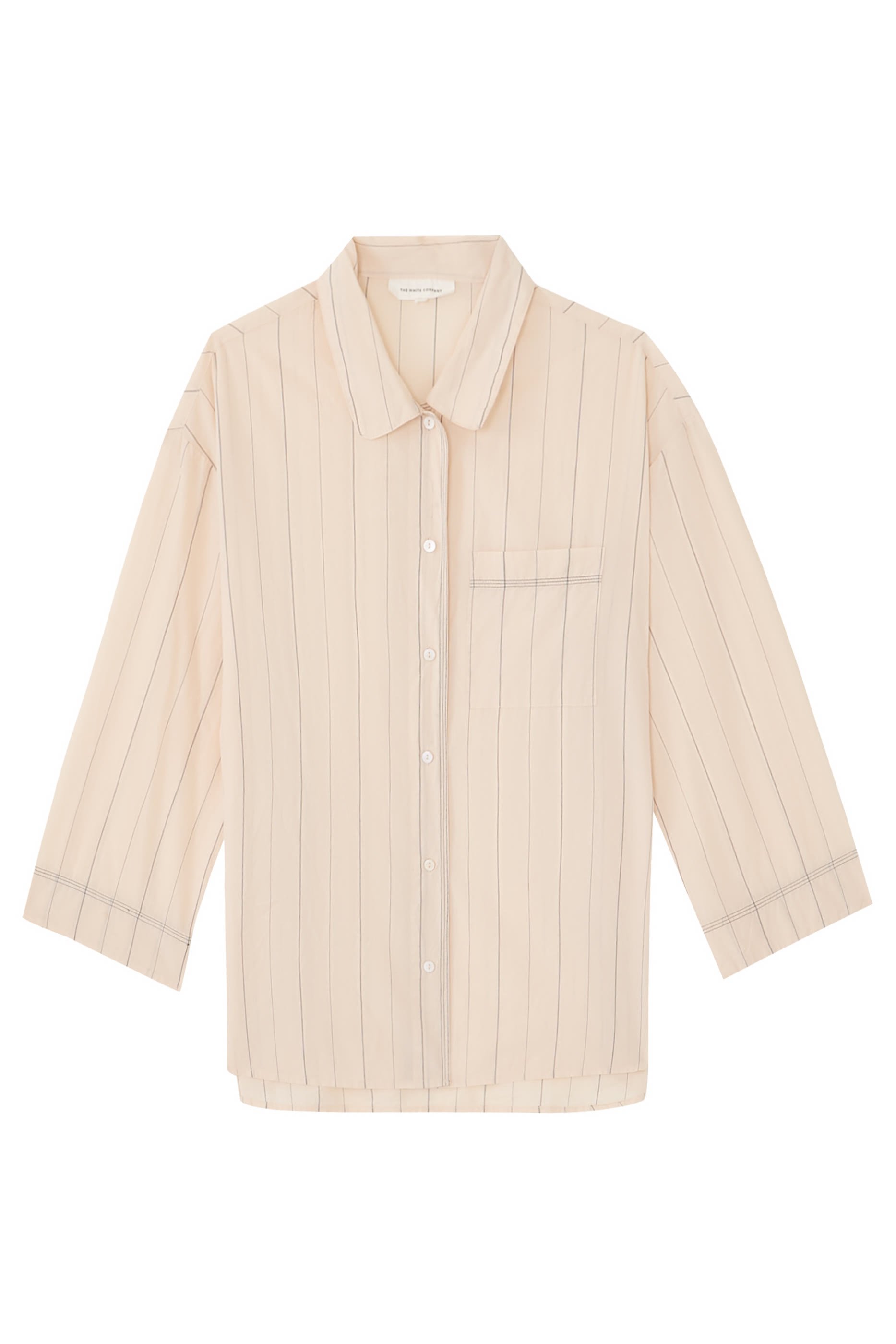 Organic Cotton Relaxed Stripe Pyjama Shirt