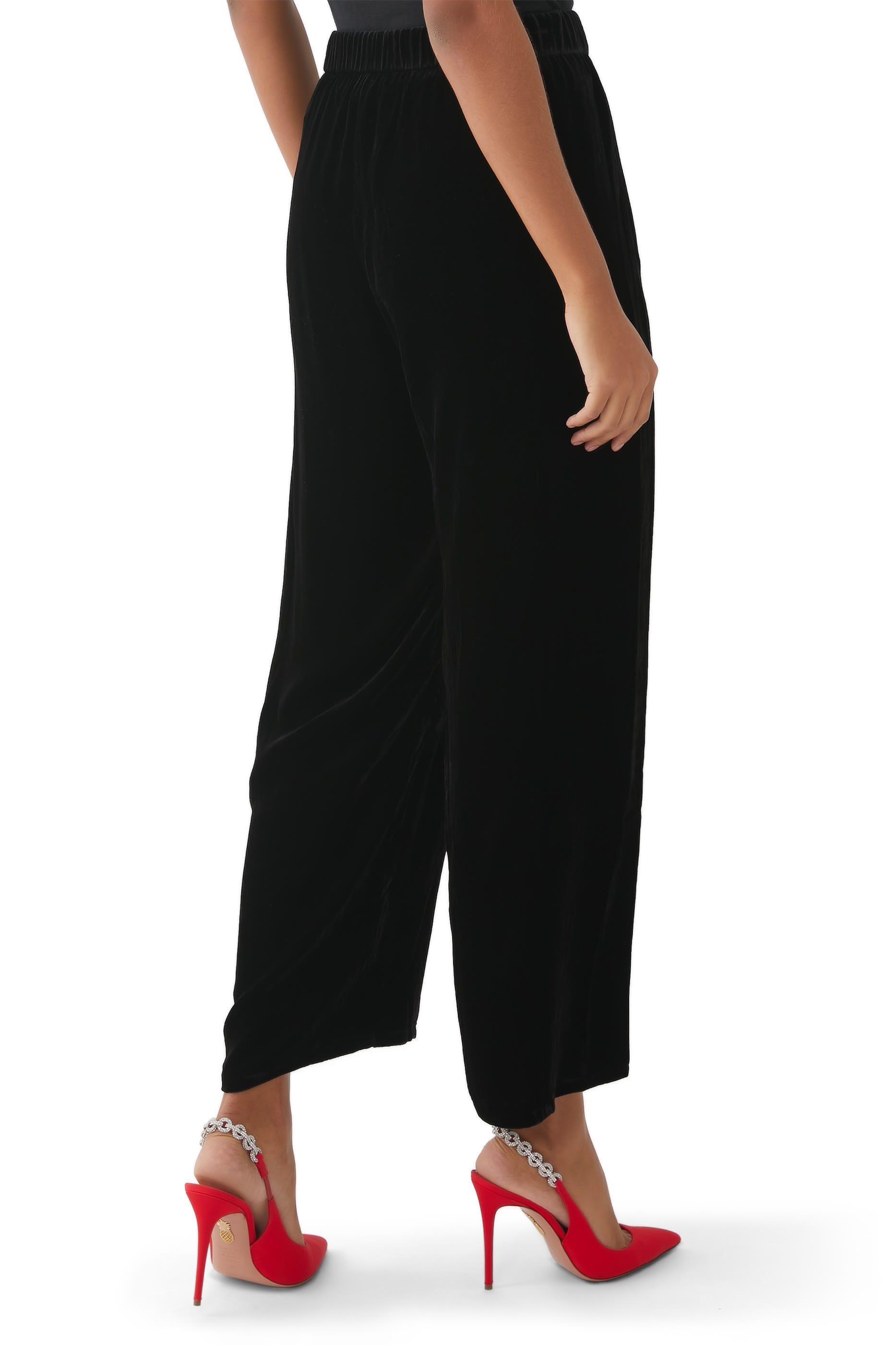 Velvet Pull-On Pants