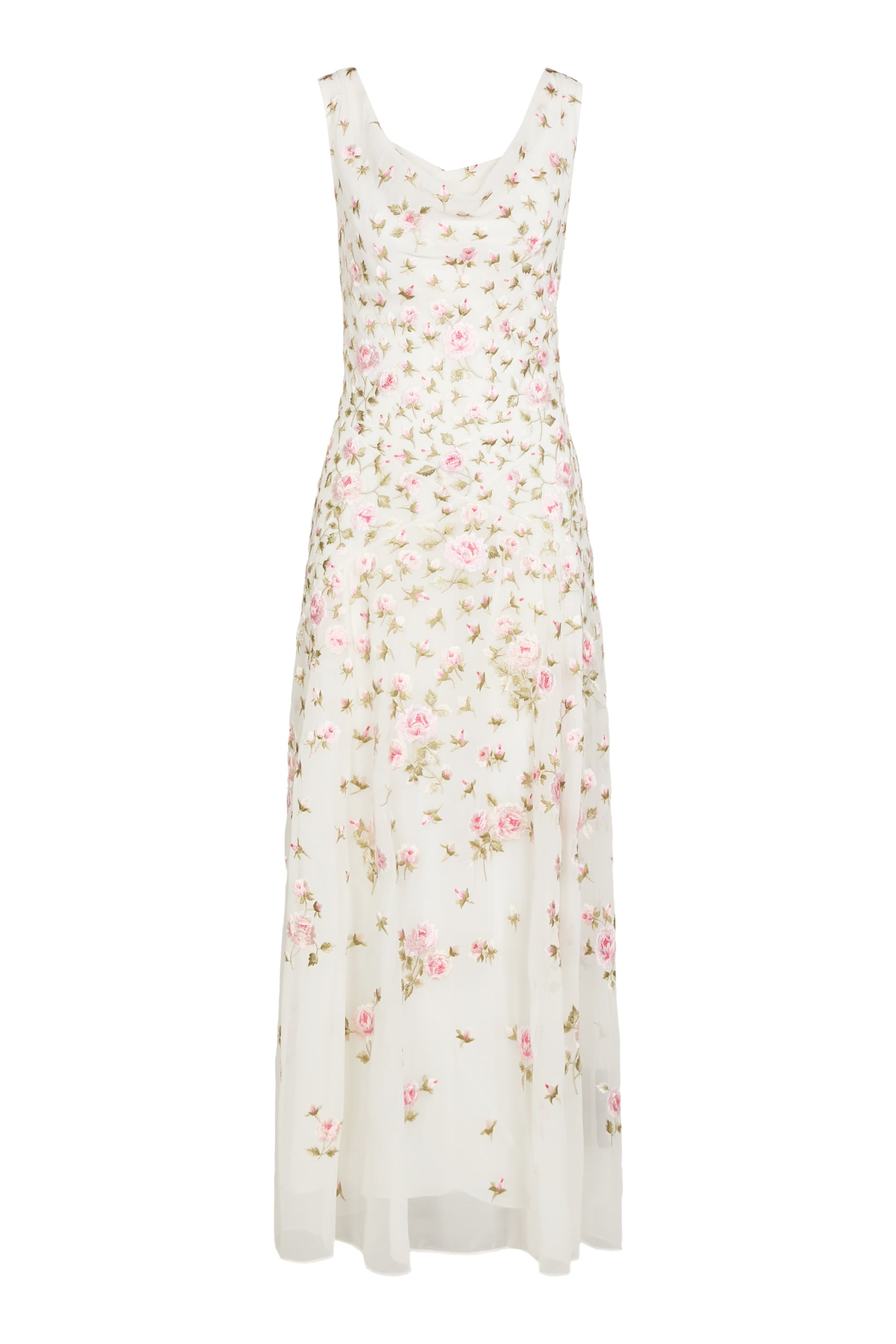 Rose Bloom Georgette Gown