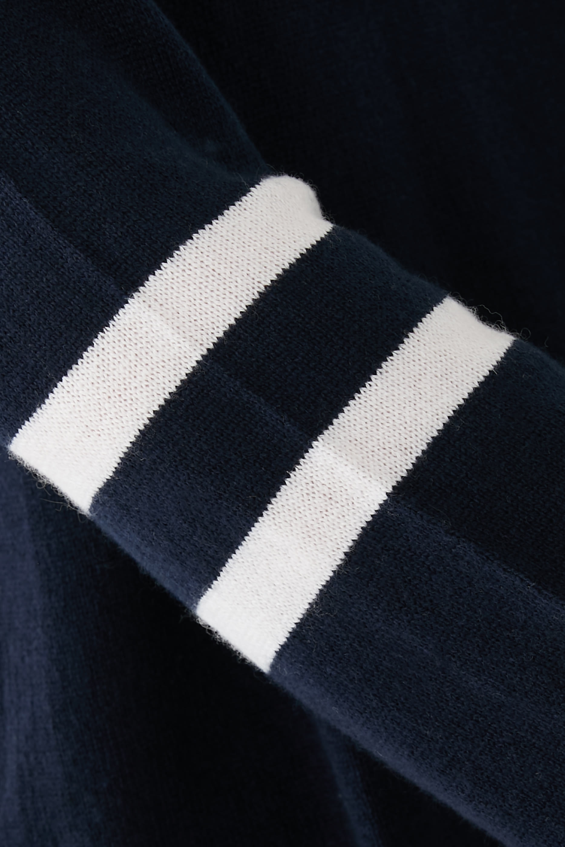 Tipped Hoodie With Cashmere