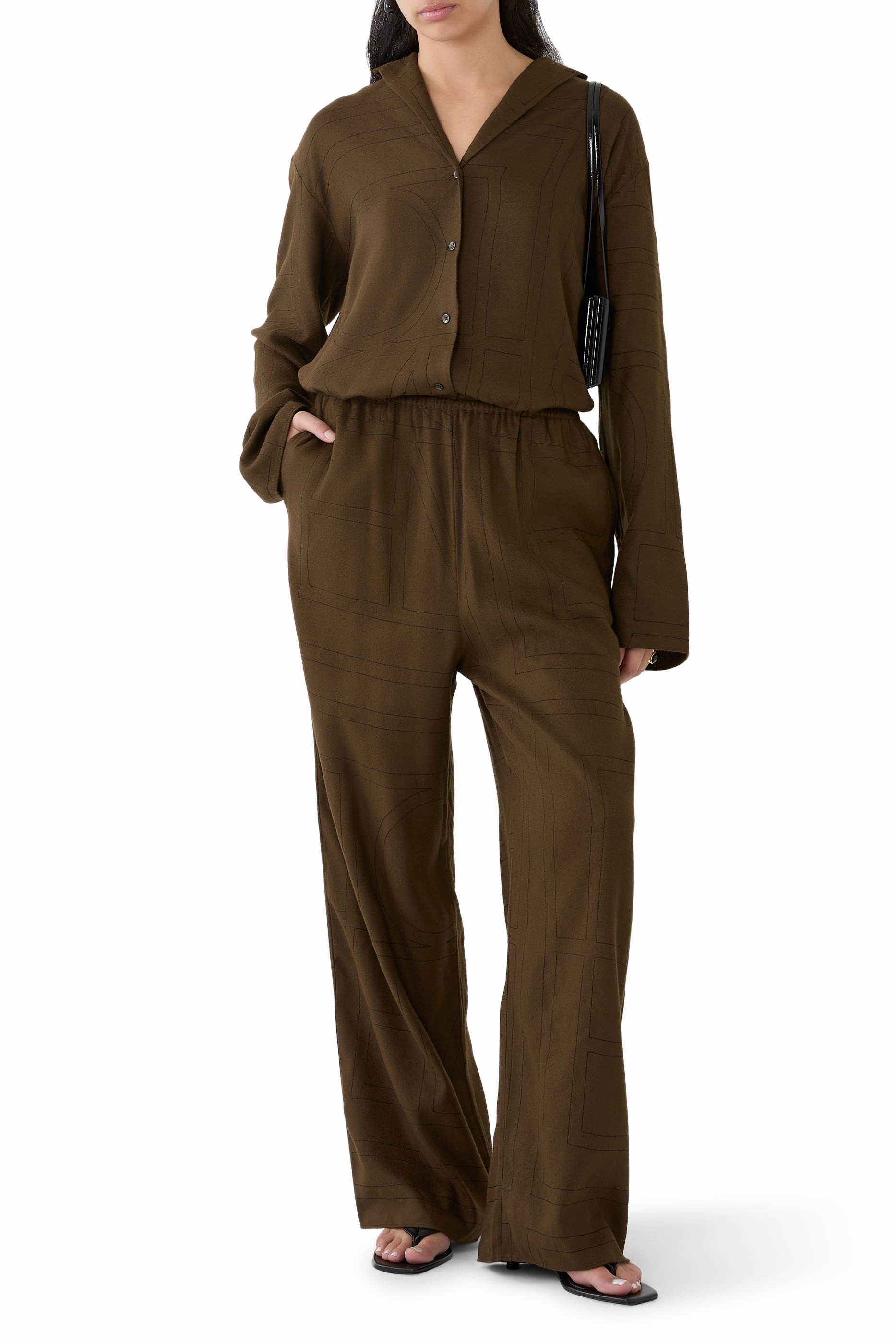 Monogram Flannel PJ Bottoms