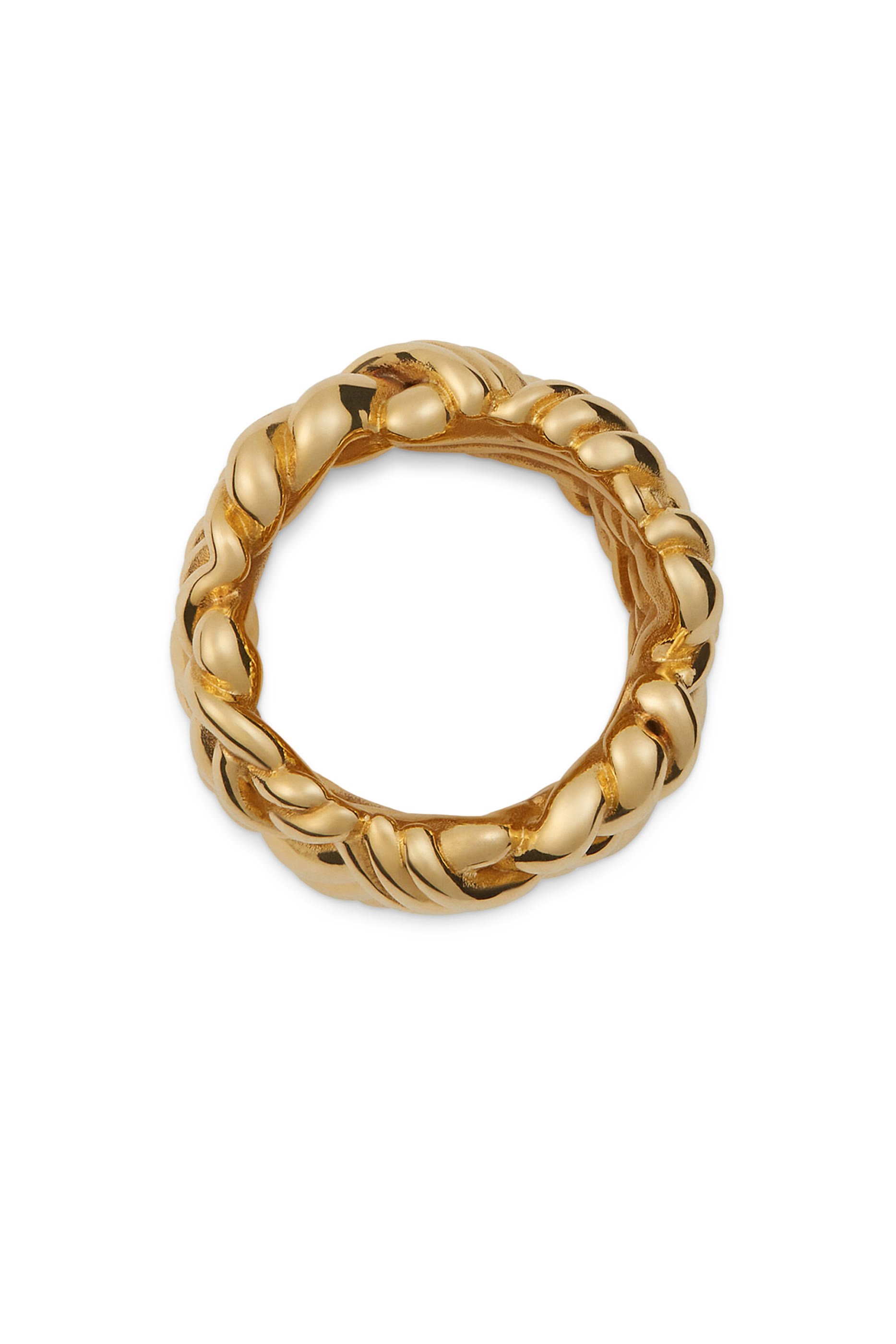 Intreccio Ring, 18k Gold-Finish Sterling Silver