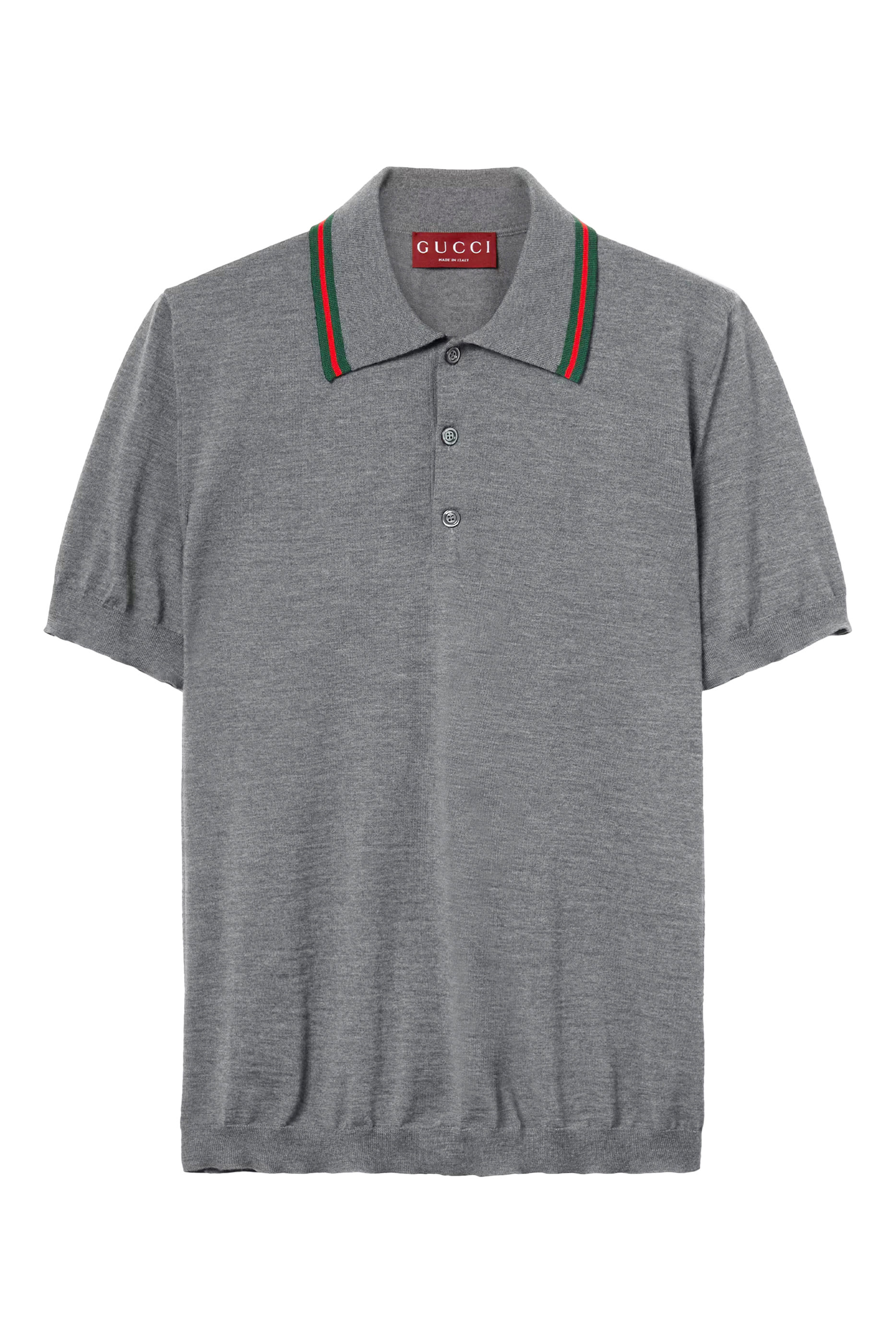 Wool Knit Polo Shirt