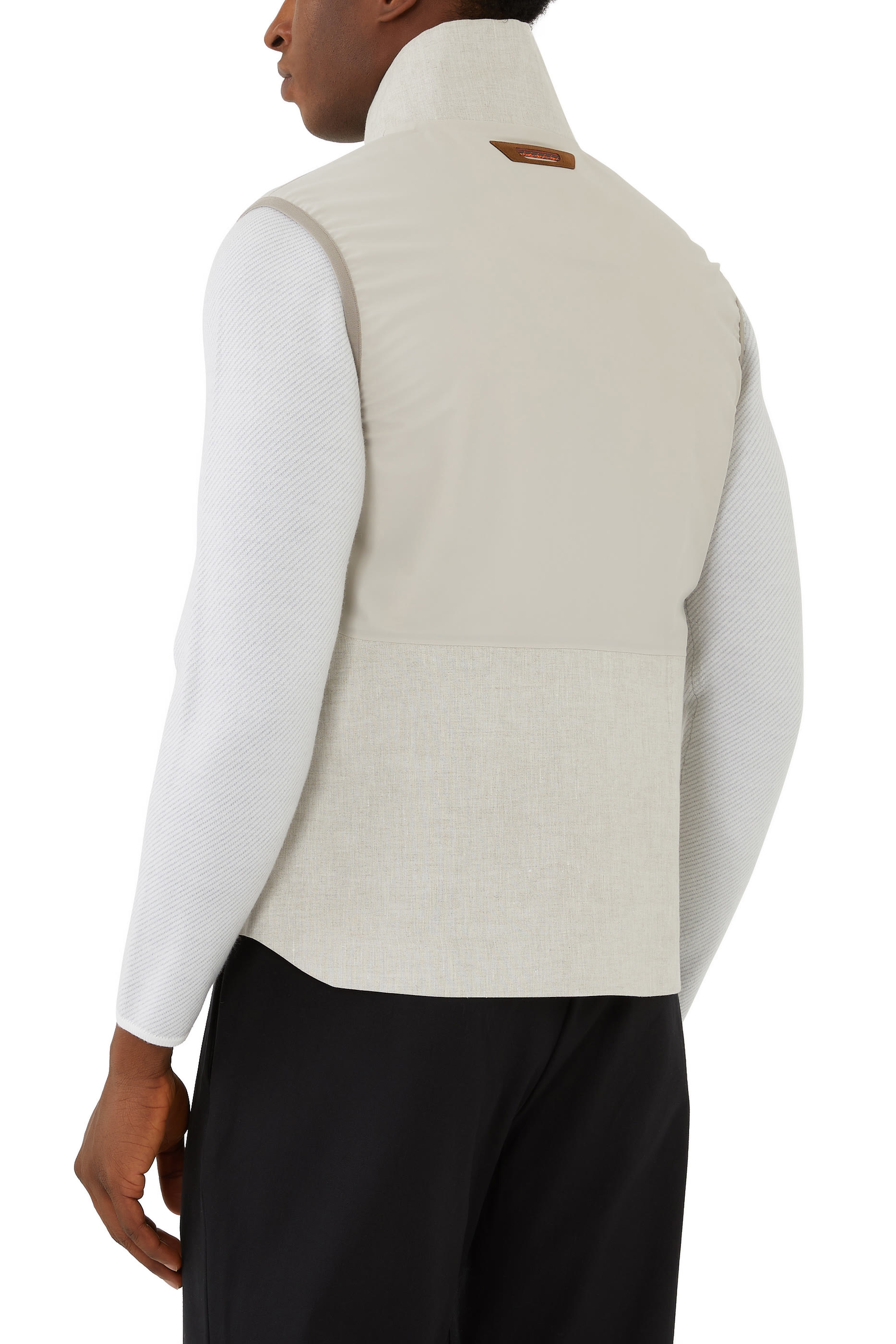 V-8 Laminated Zipped Vest