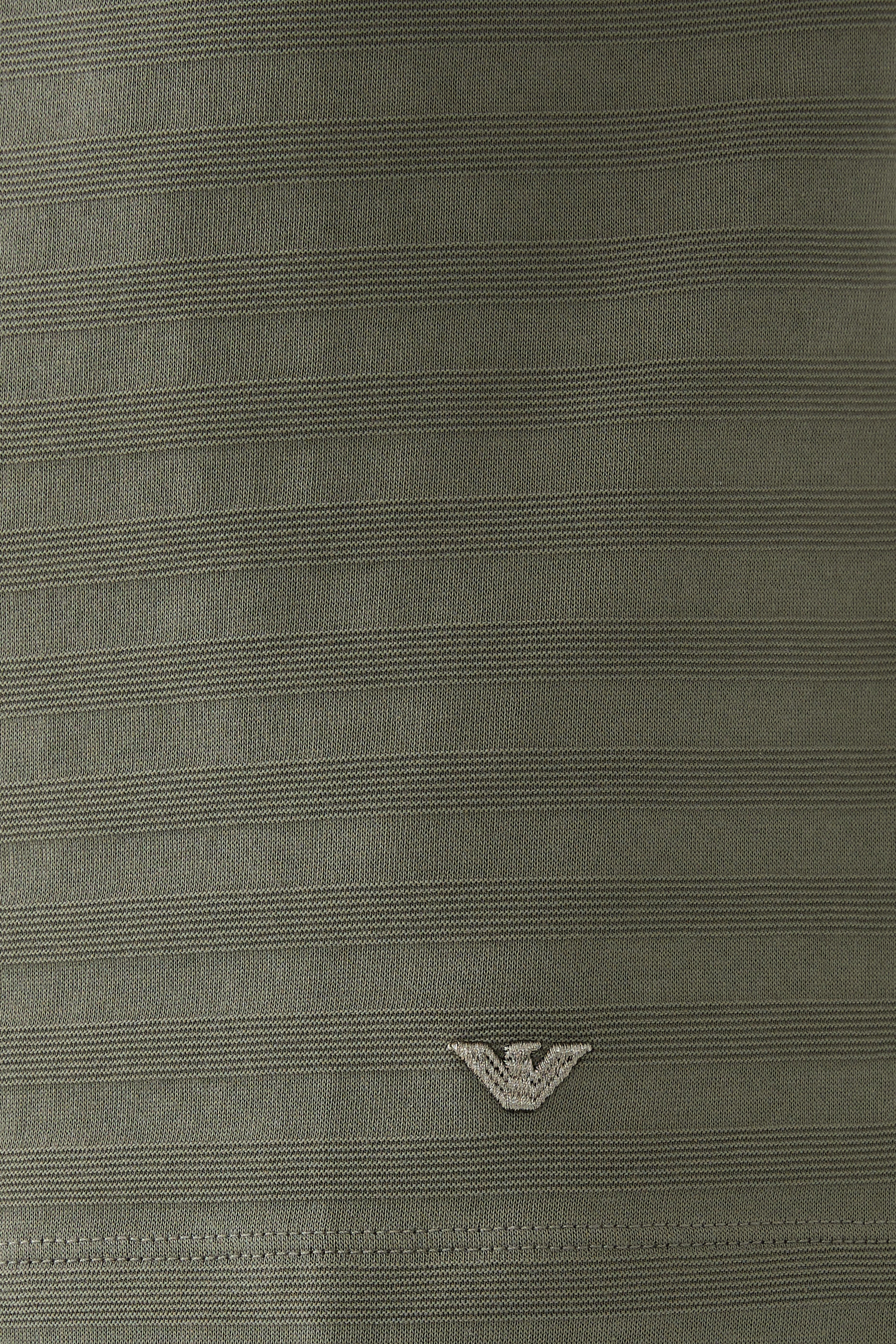 Horizontal Stripe Effect Polo Shirt