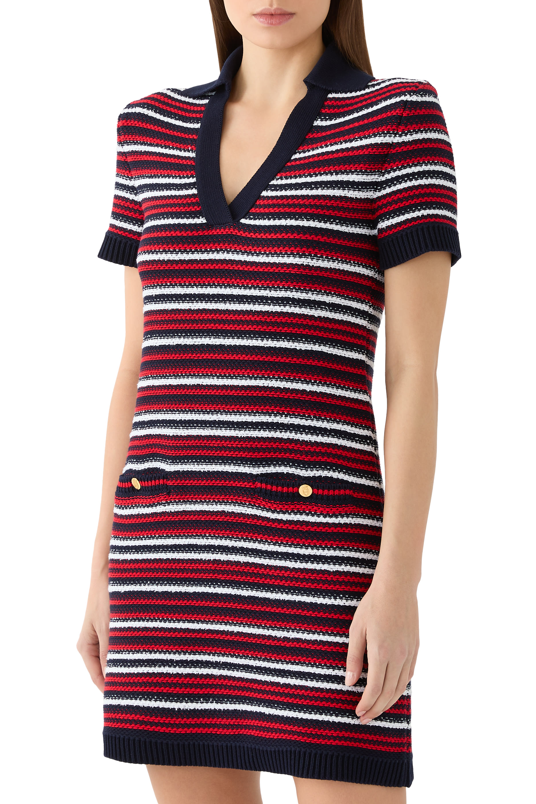 Fine Wool Polo Dress
