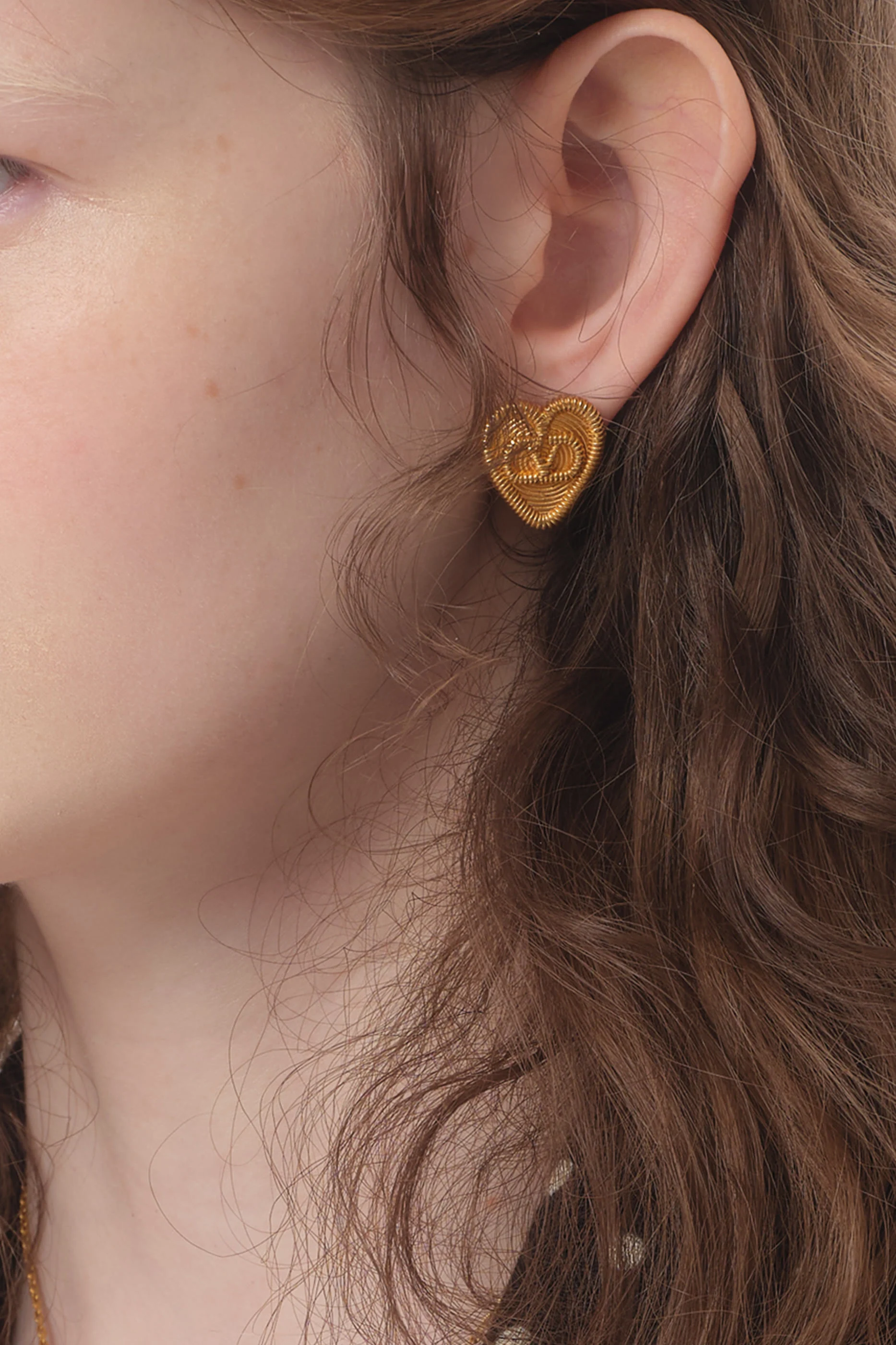 Fil Perdu Metal Earrings