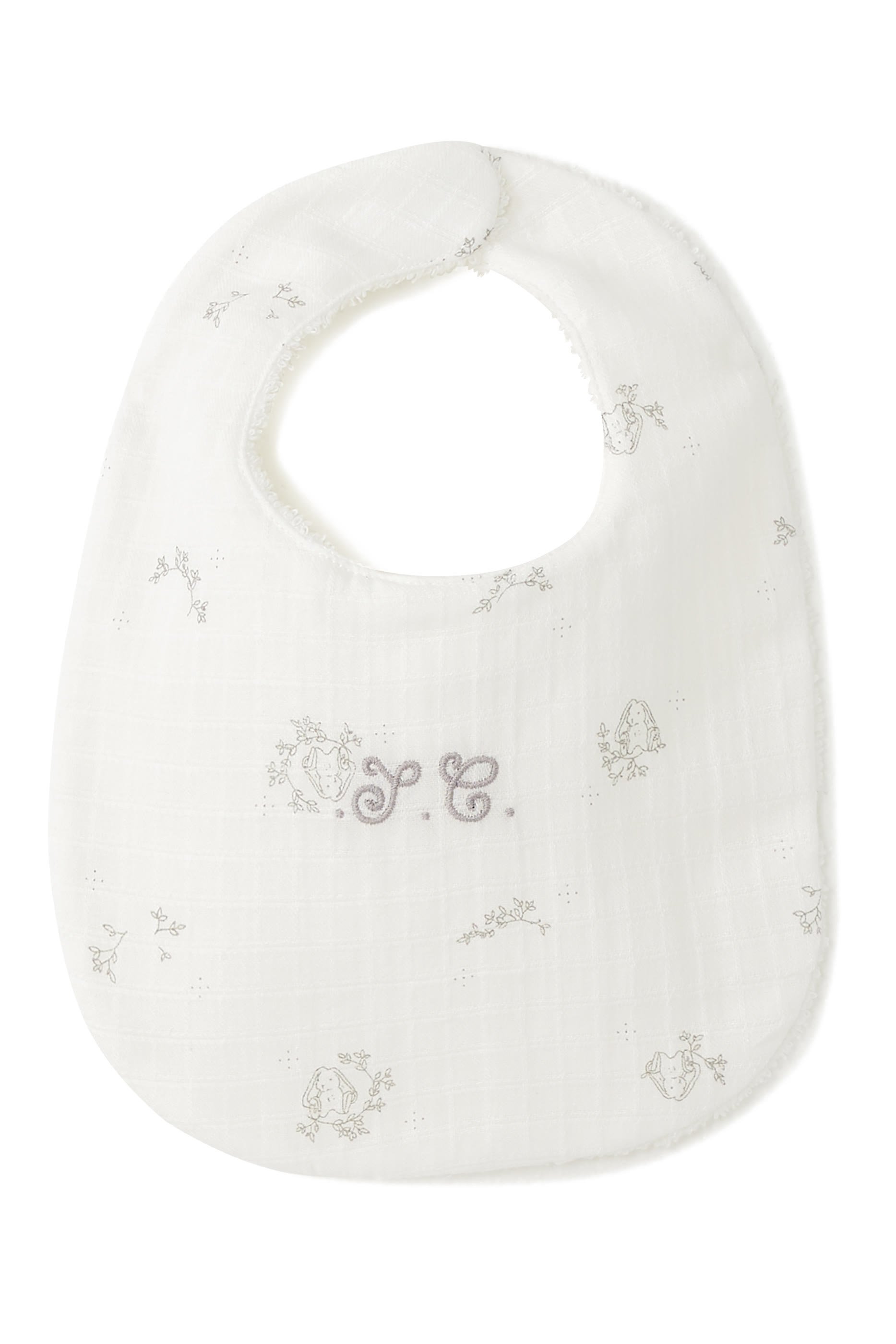 Leaf and Rabbit Bib