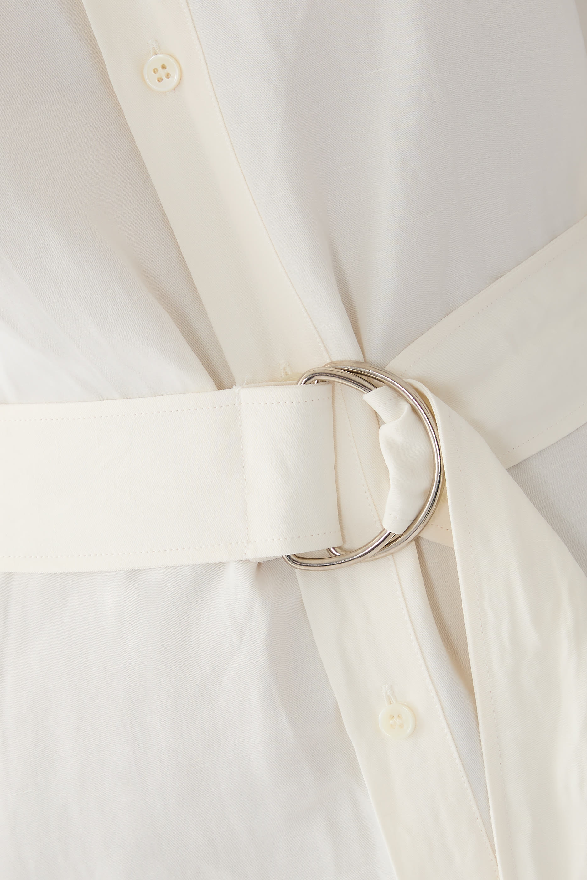 Cape Shoulder Shirt Dress