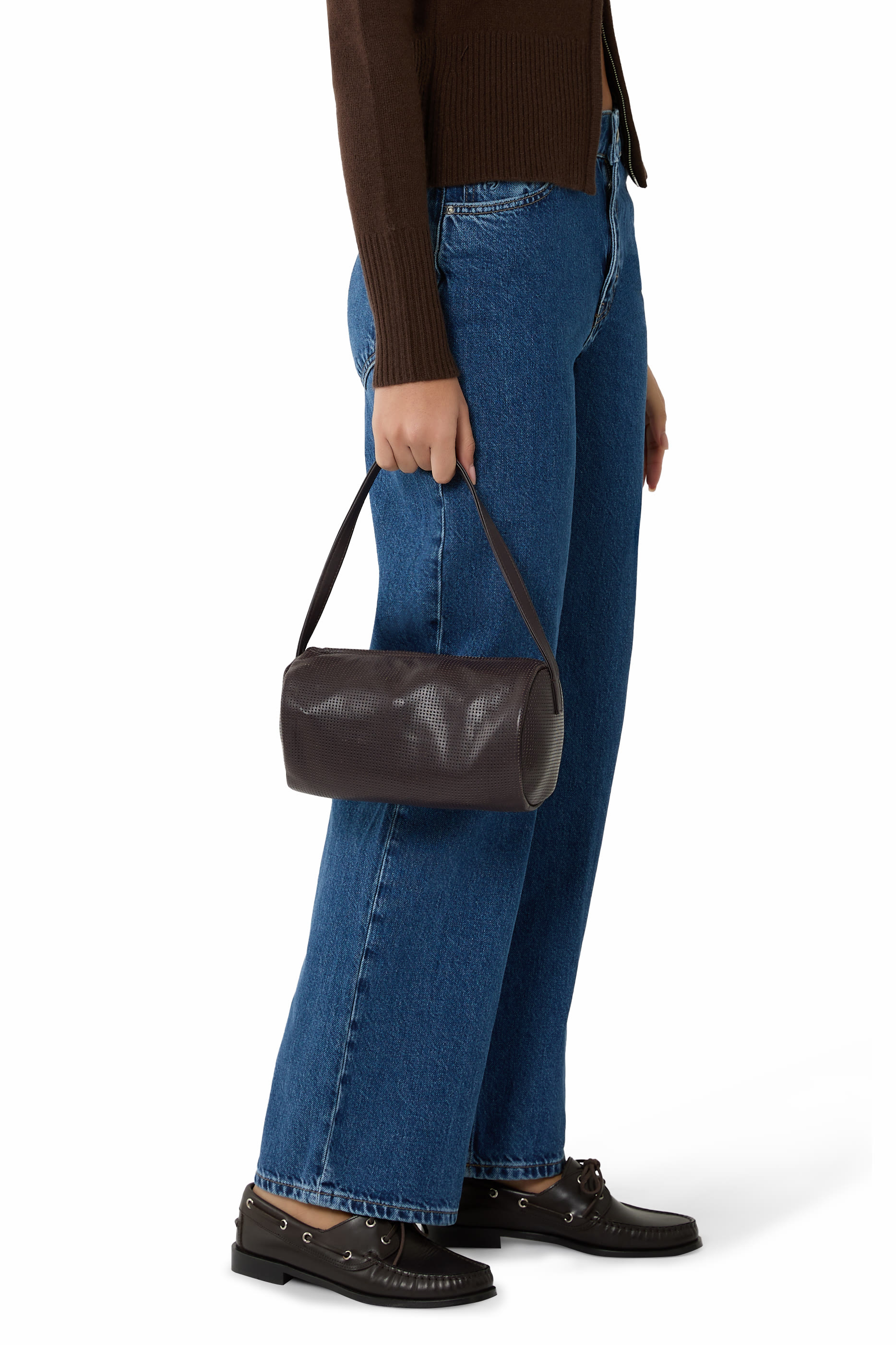 Perforated Connolo Shoulder Bag