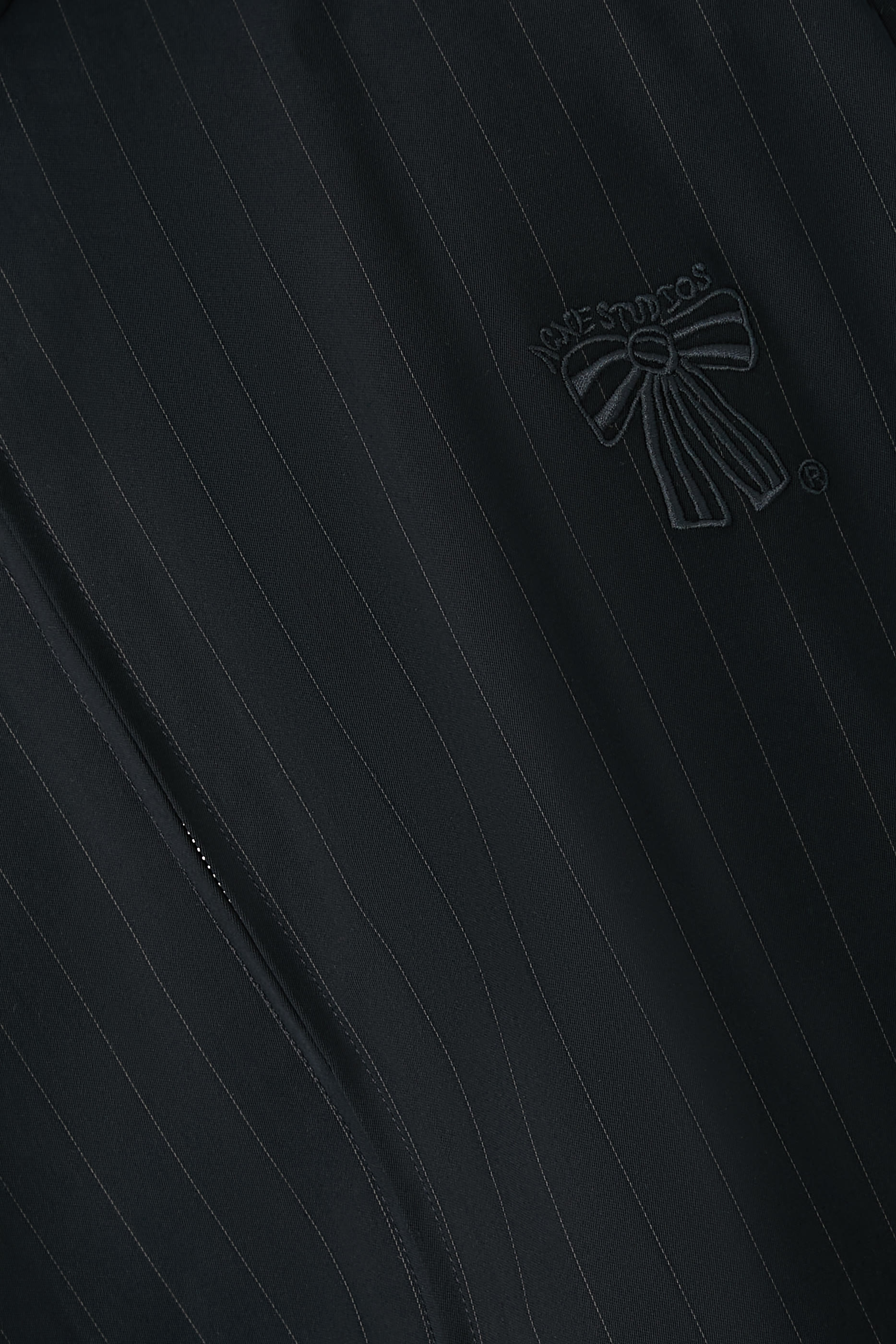 Pinstripe Zipper Jacket