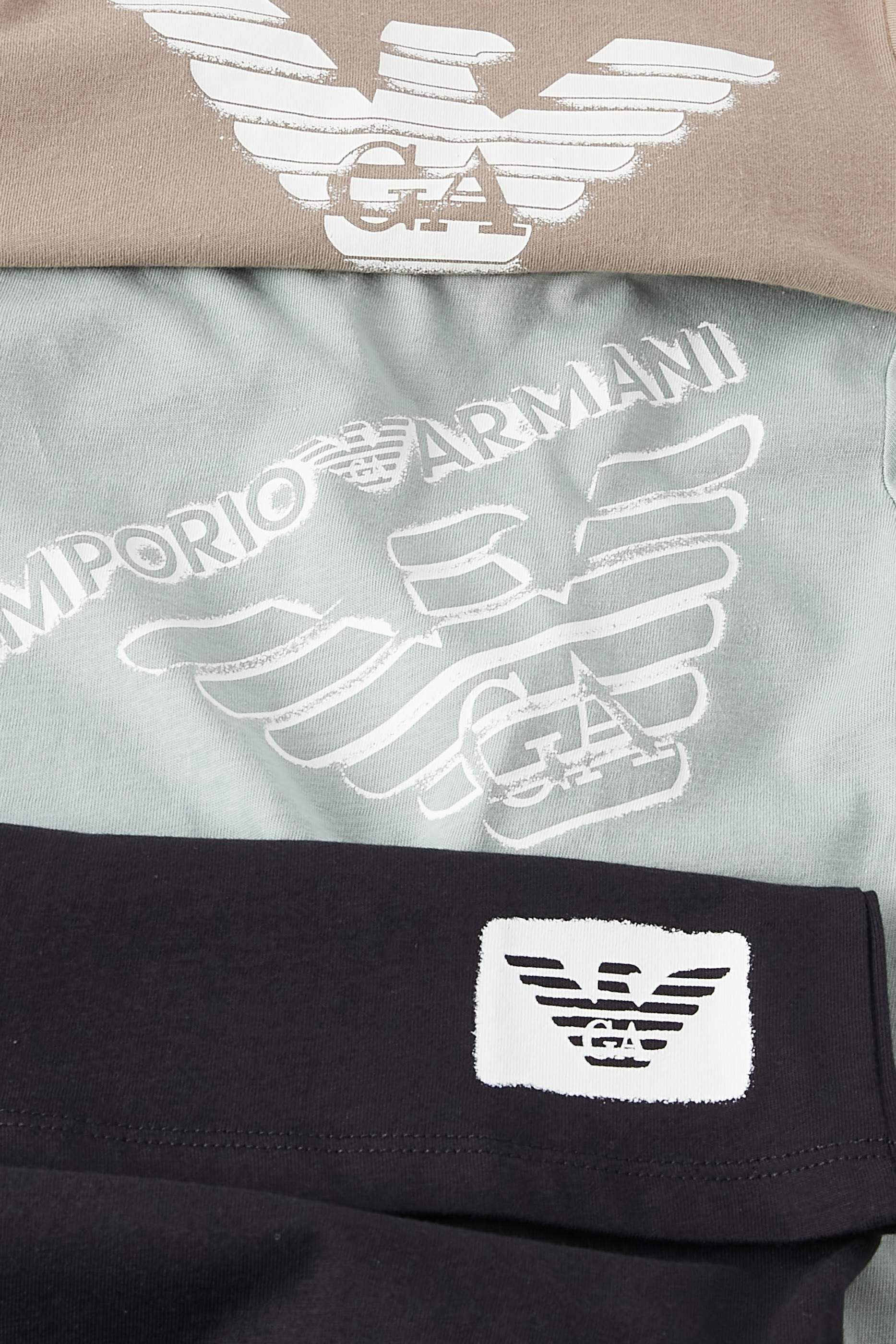 Kids Logo Cotton T-Shirt- Set of 3