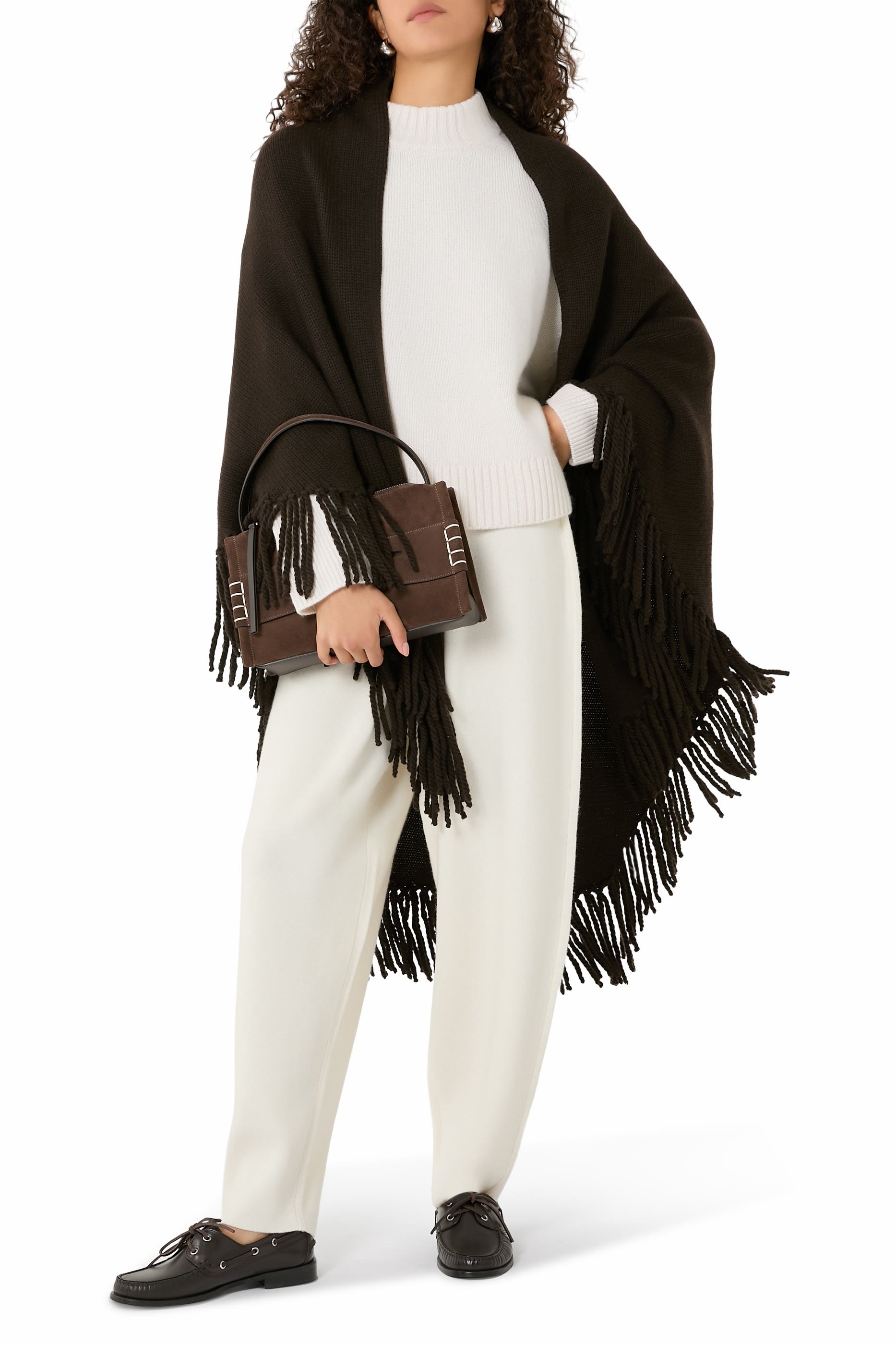 Cashmere Wide-Leg Hayden Trousers