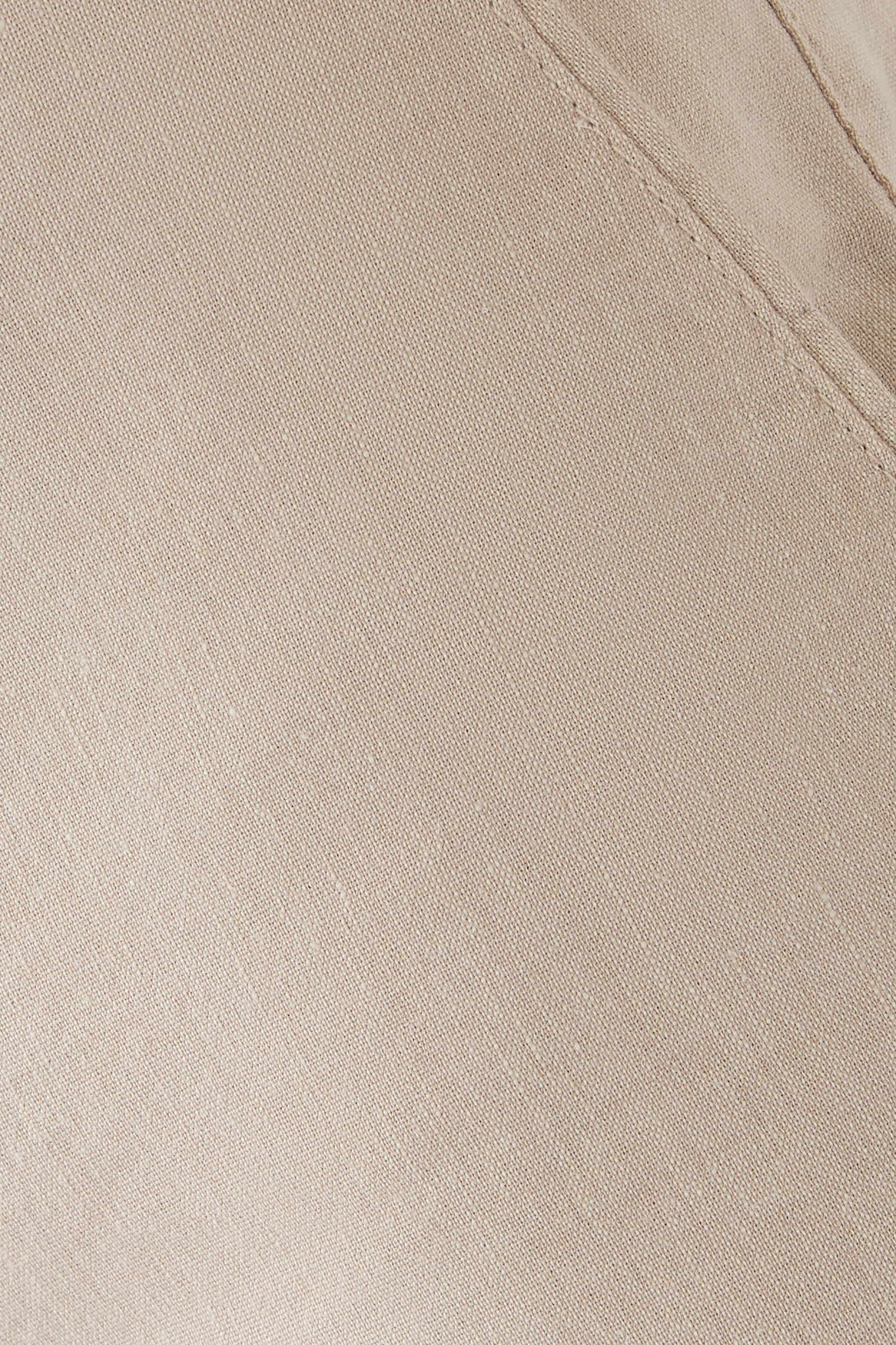 Drawcord Linen Blend Shorts