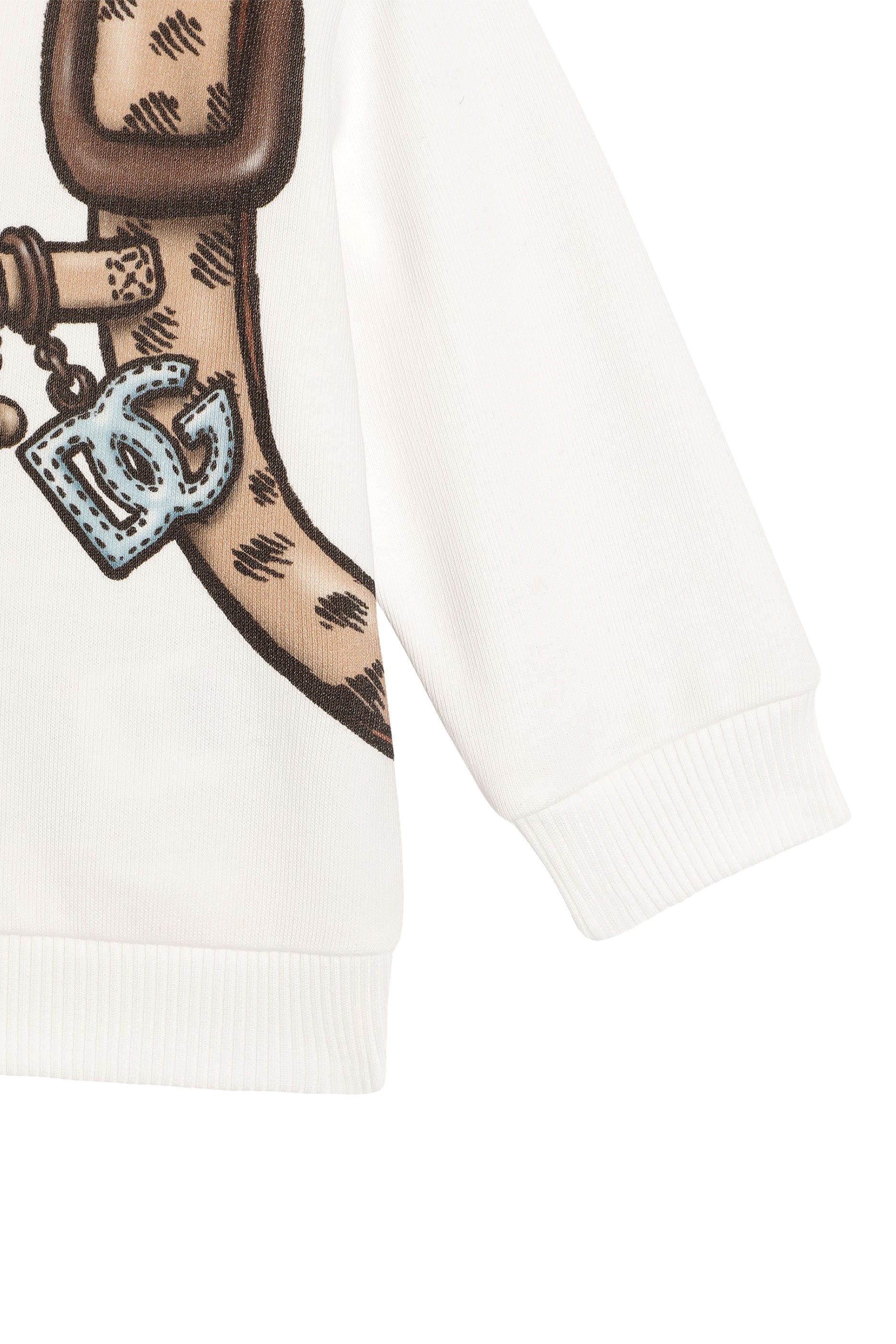 Kids Backpack Print and DG Patch Zipped Hoodie