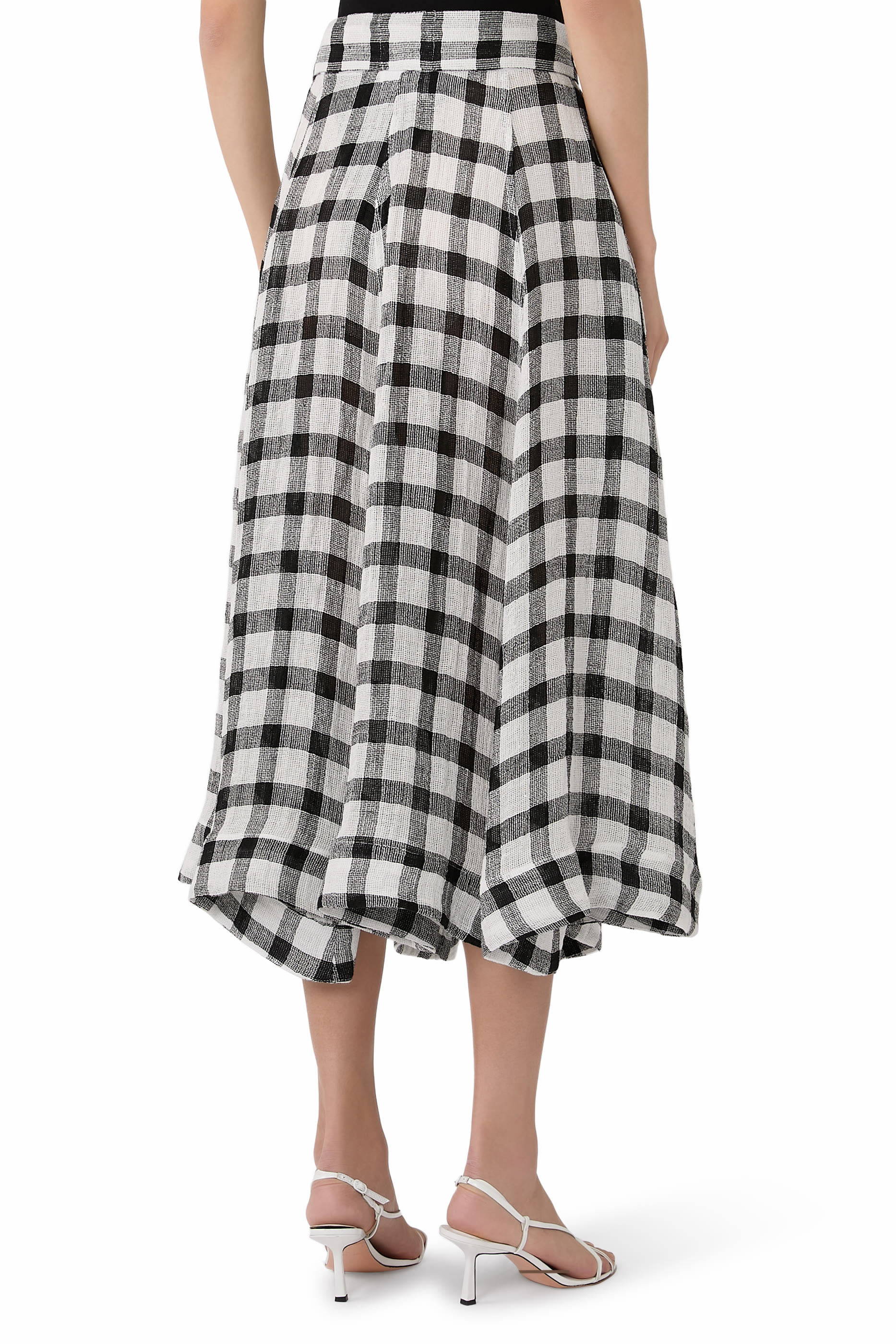 Checkered Beach Skirt