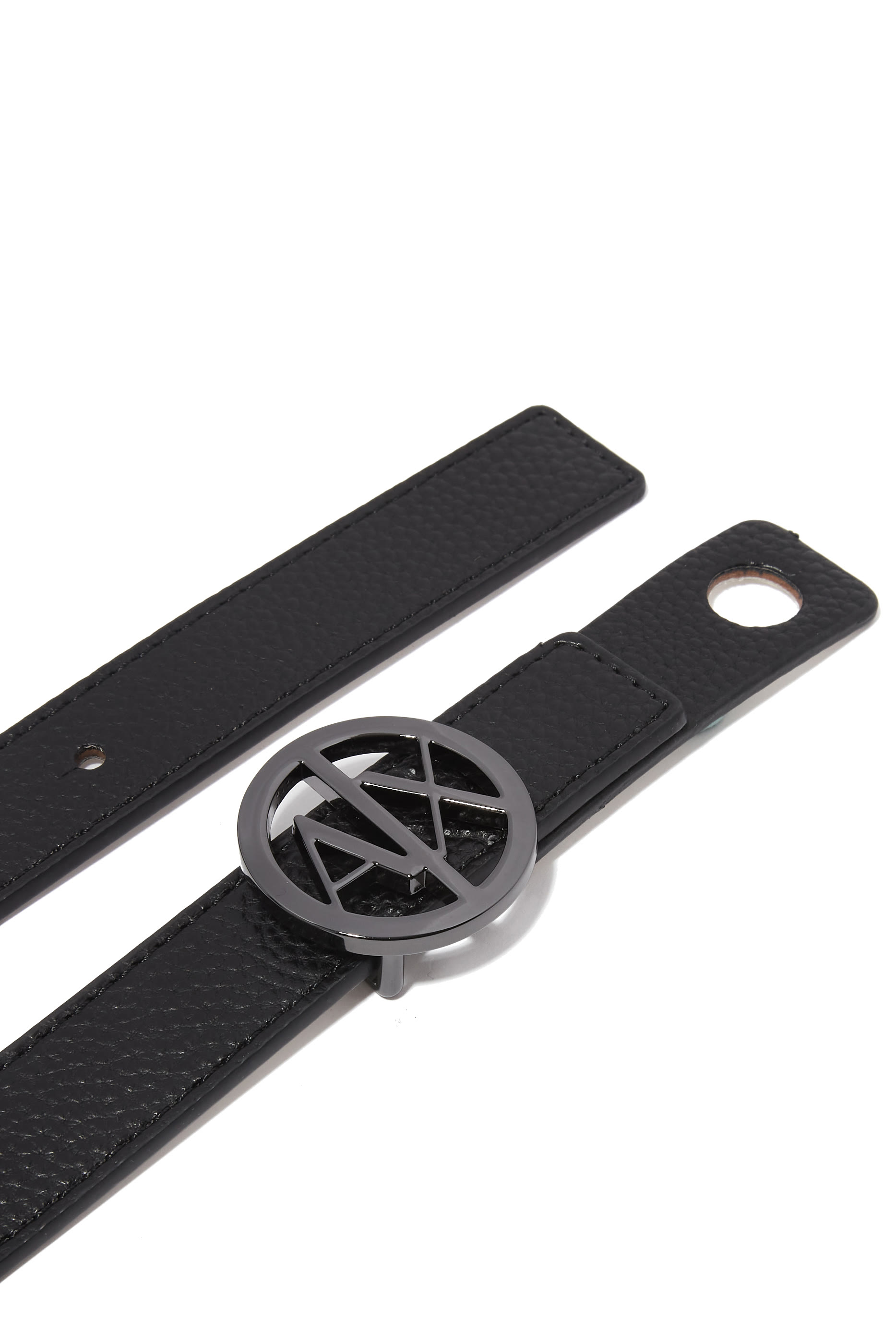 Reversible Round AX Logo Belt