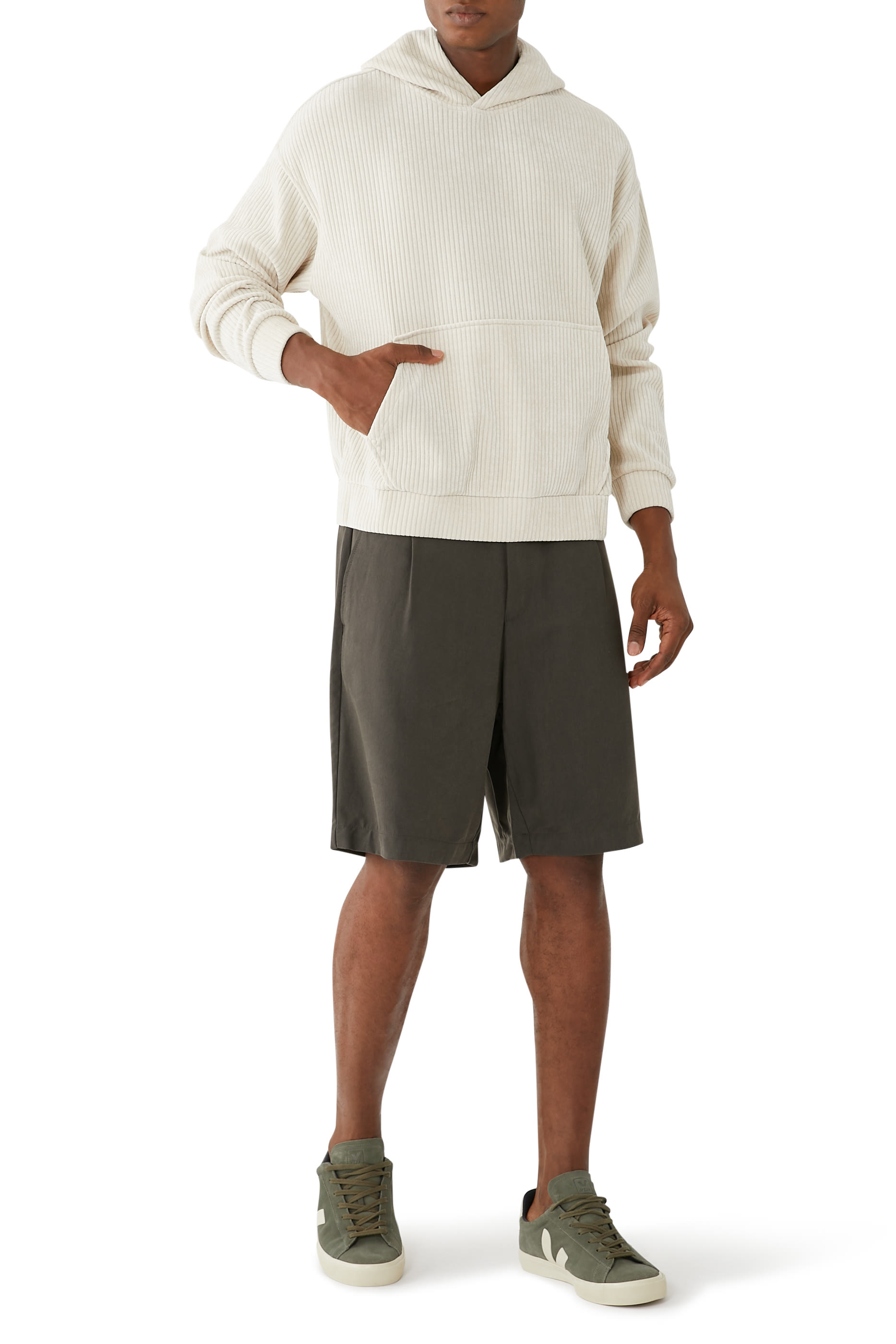 ASV Lyocell-Blend Drawstring Bermunda Shorts