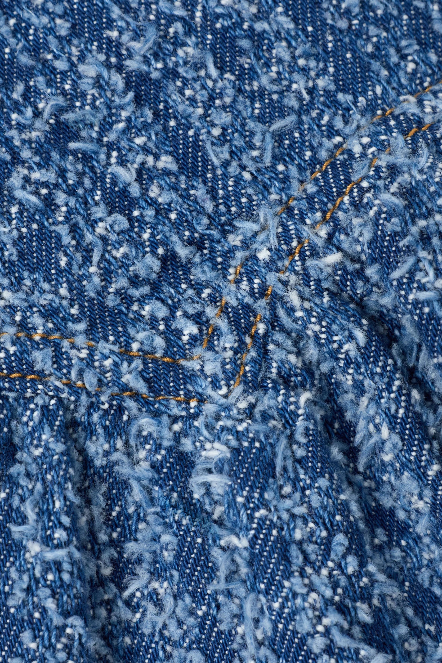 Kids Textured Denim Skirt