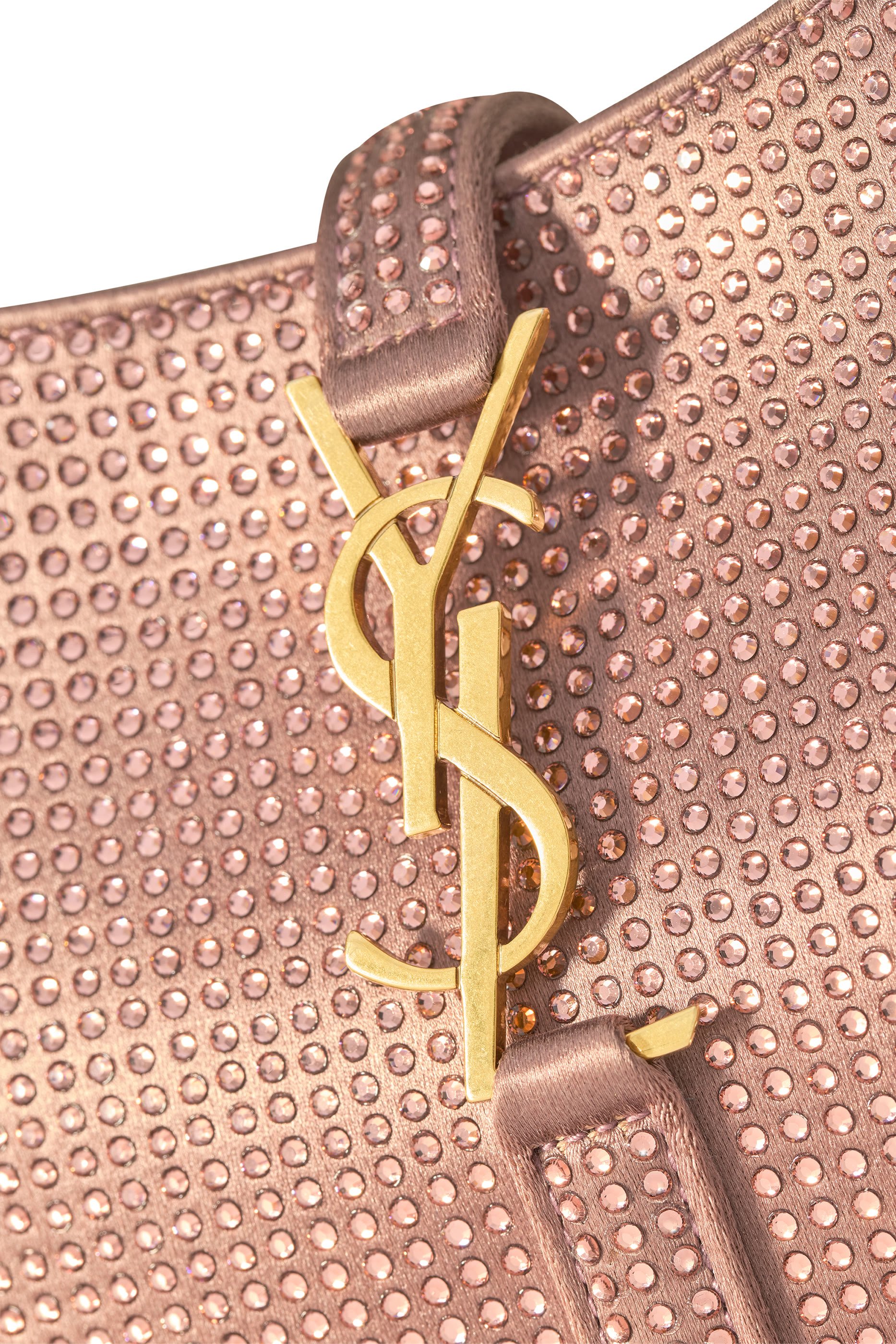 Mini Le 5 À 7 Bag in Satin and Crystals