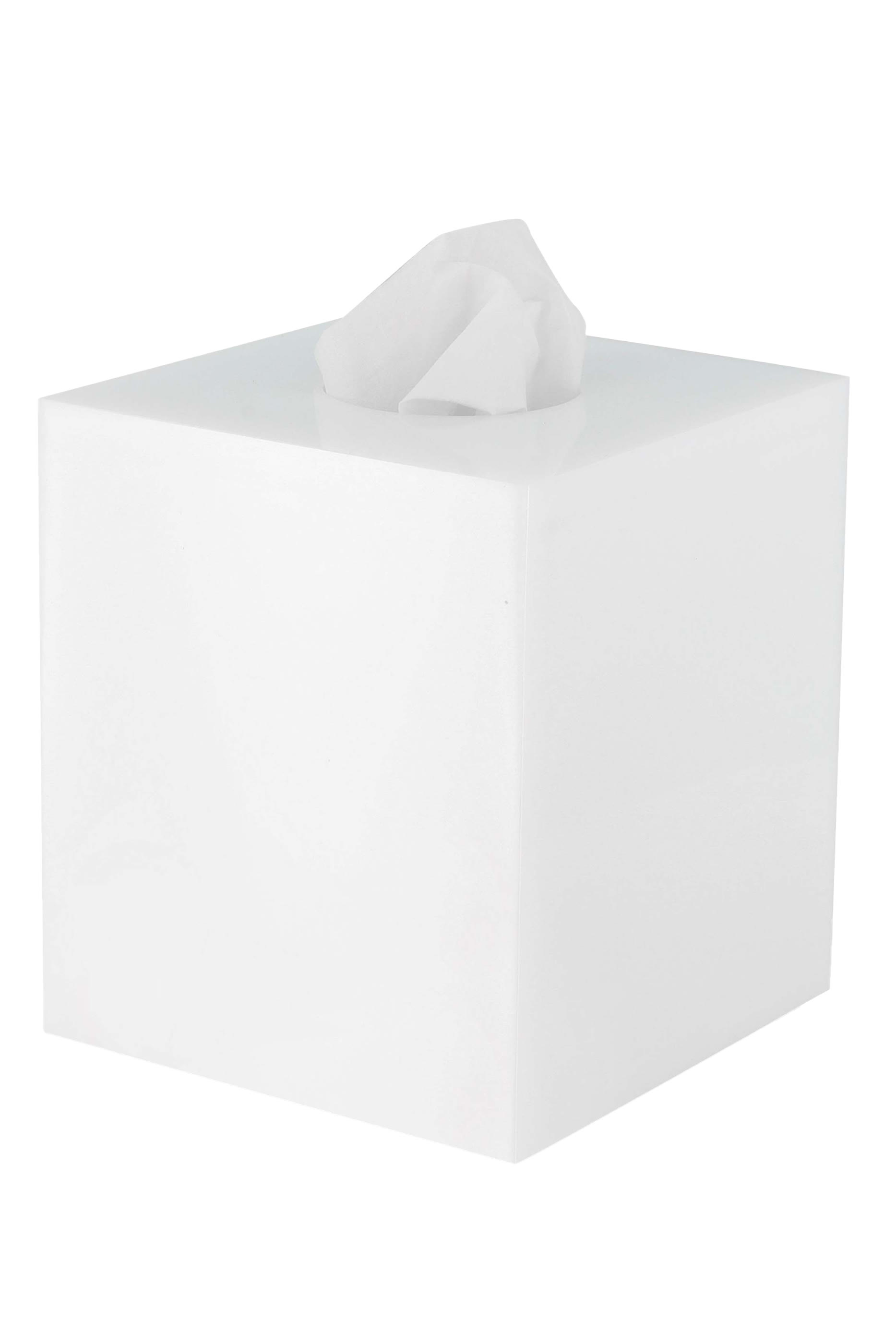 White Ice Tissue Holder